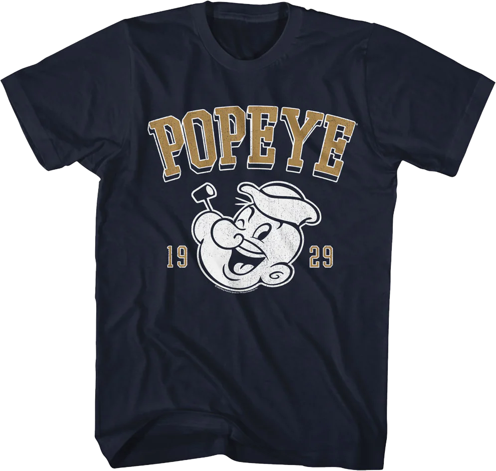 1929 Athletic Logo Popeye T-Shirt