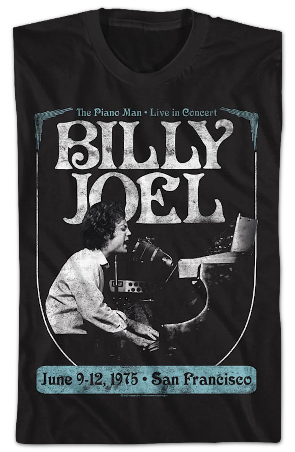 1975 Concert Billy Joel T-Shirt - Image 2
