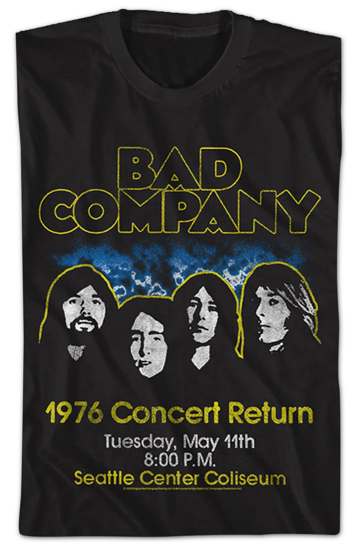 1976 Concert Bad Company T-Shirt - Image 2