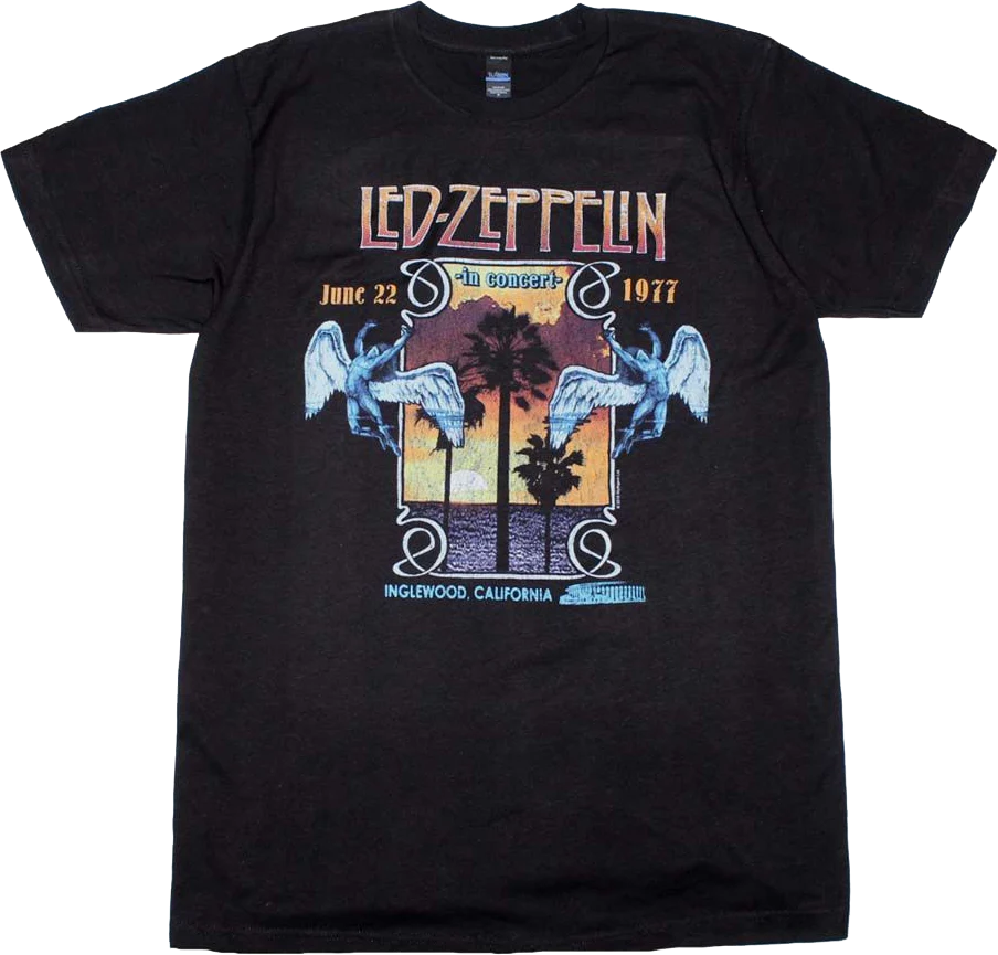 1977 Concert Led Zeppelin T-Shirt