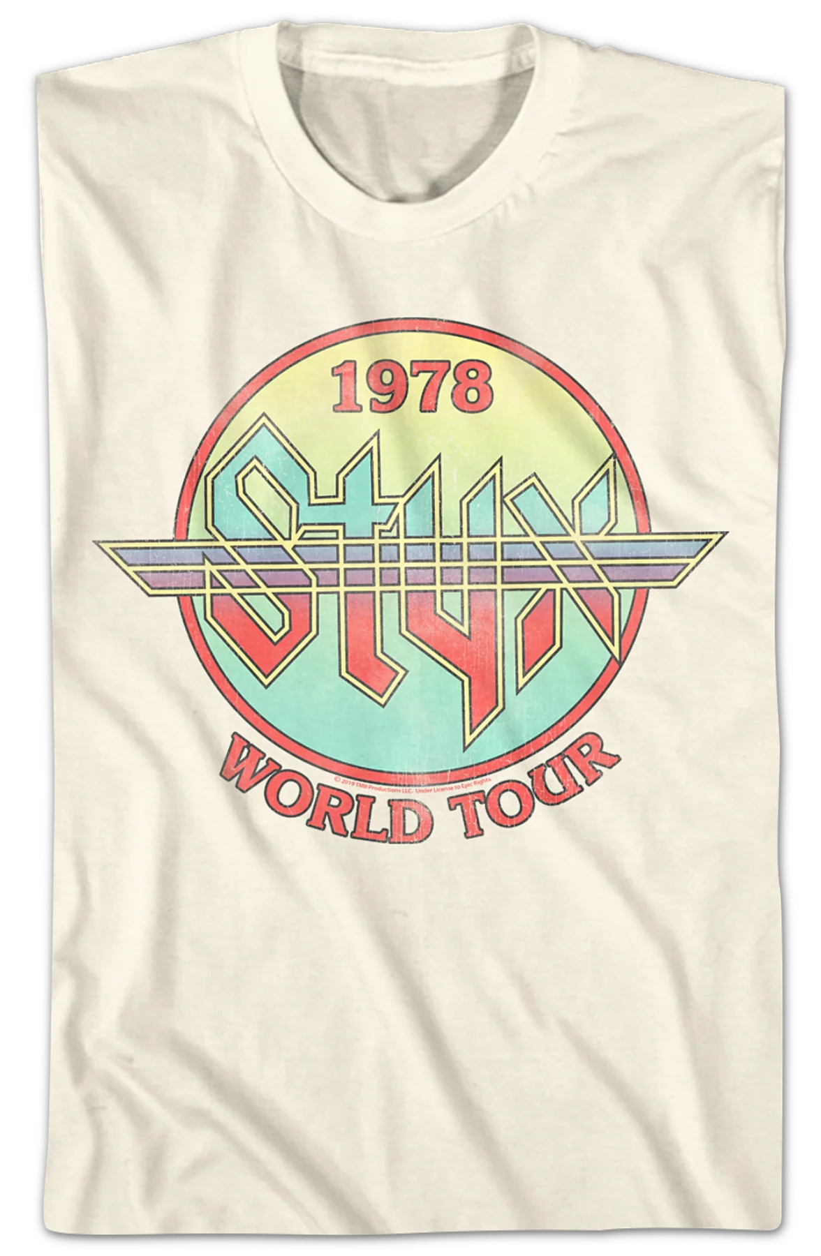 1978 World Tour Styx T-Shirt - Image 2
