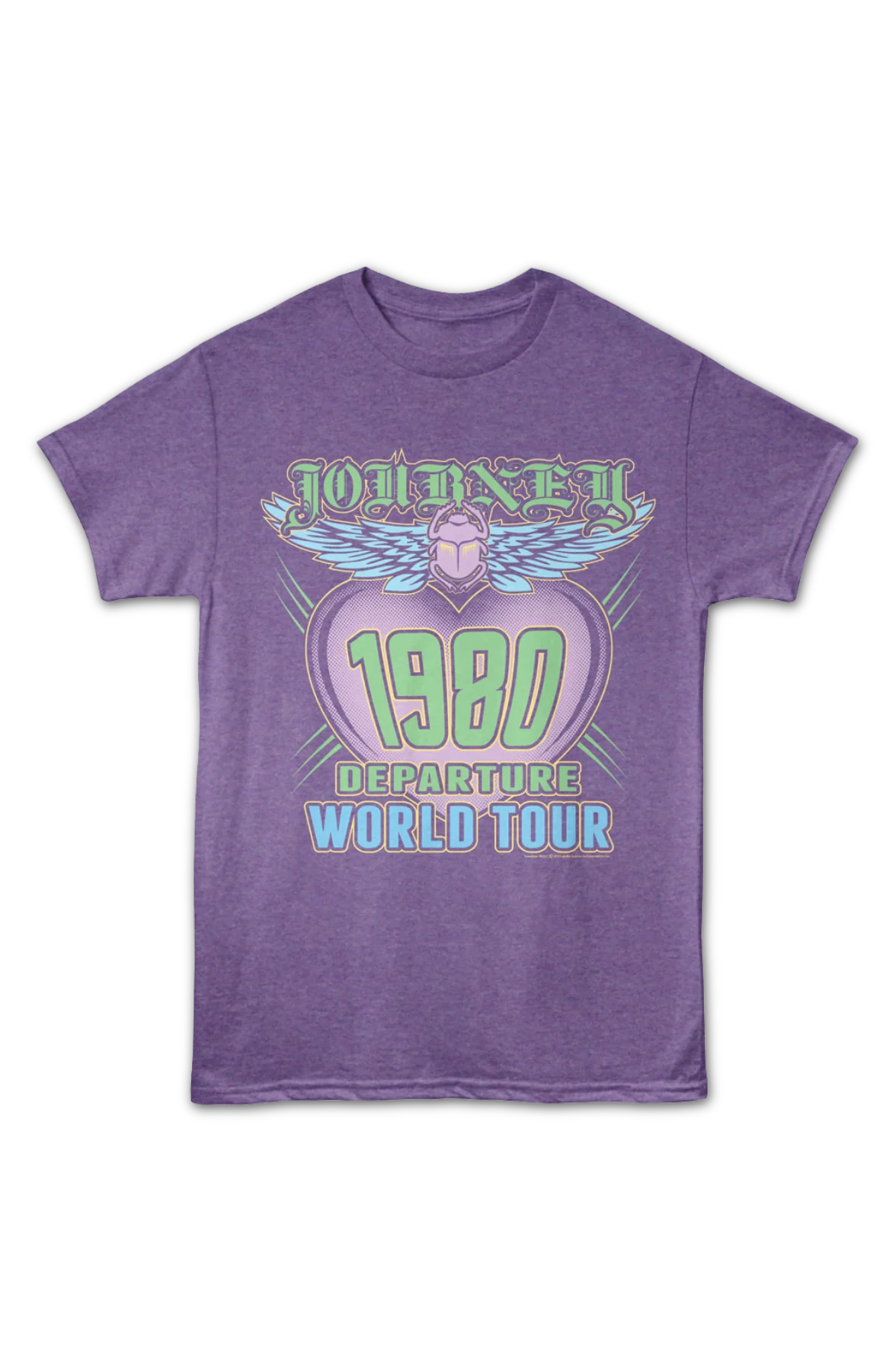 1980 Departure World Tour Journey T-Shirt - Image 2