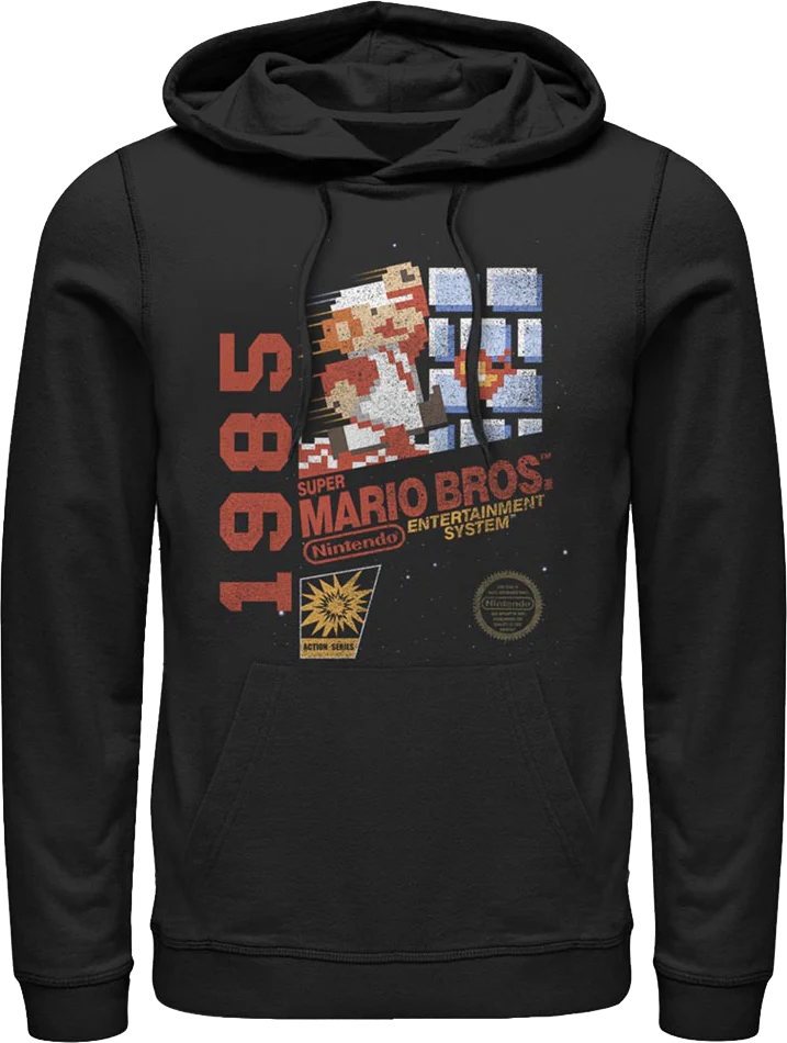 1985 Cartridge Art Super Mario Bros. Hoodie