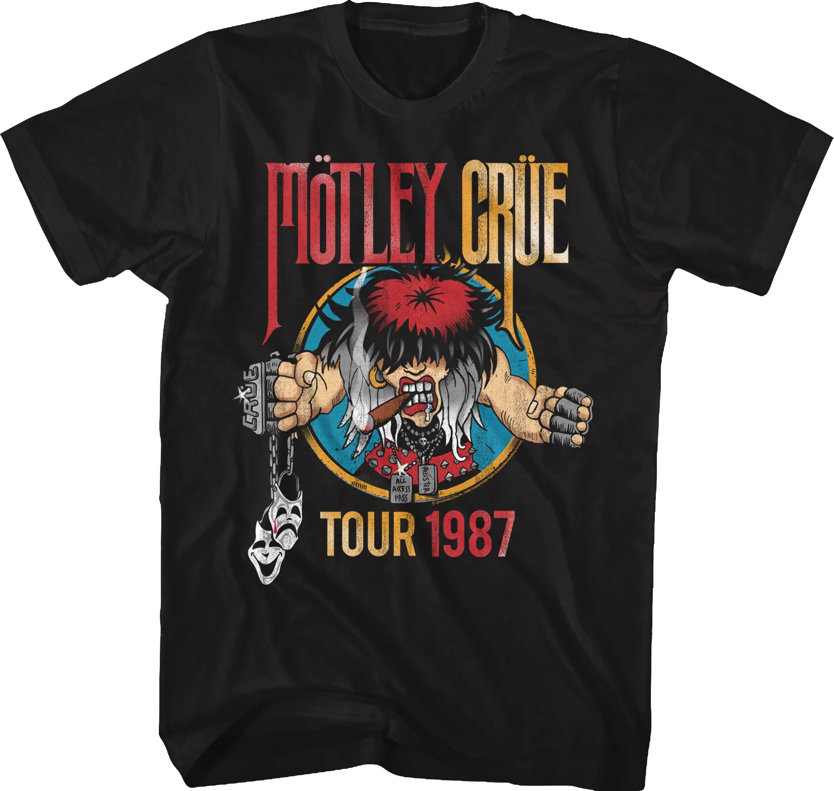 1987 Tour Motley Crue T-Shirt