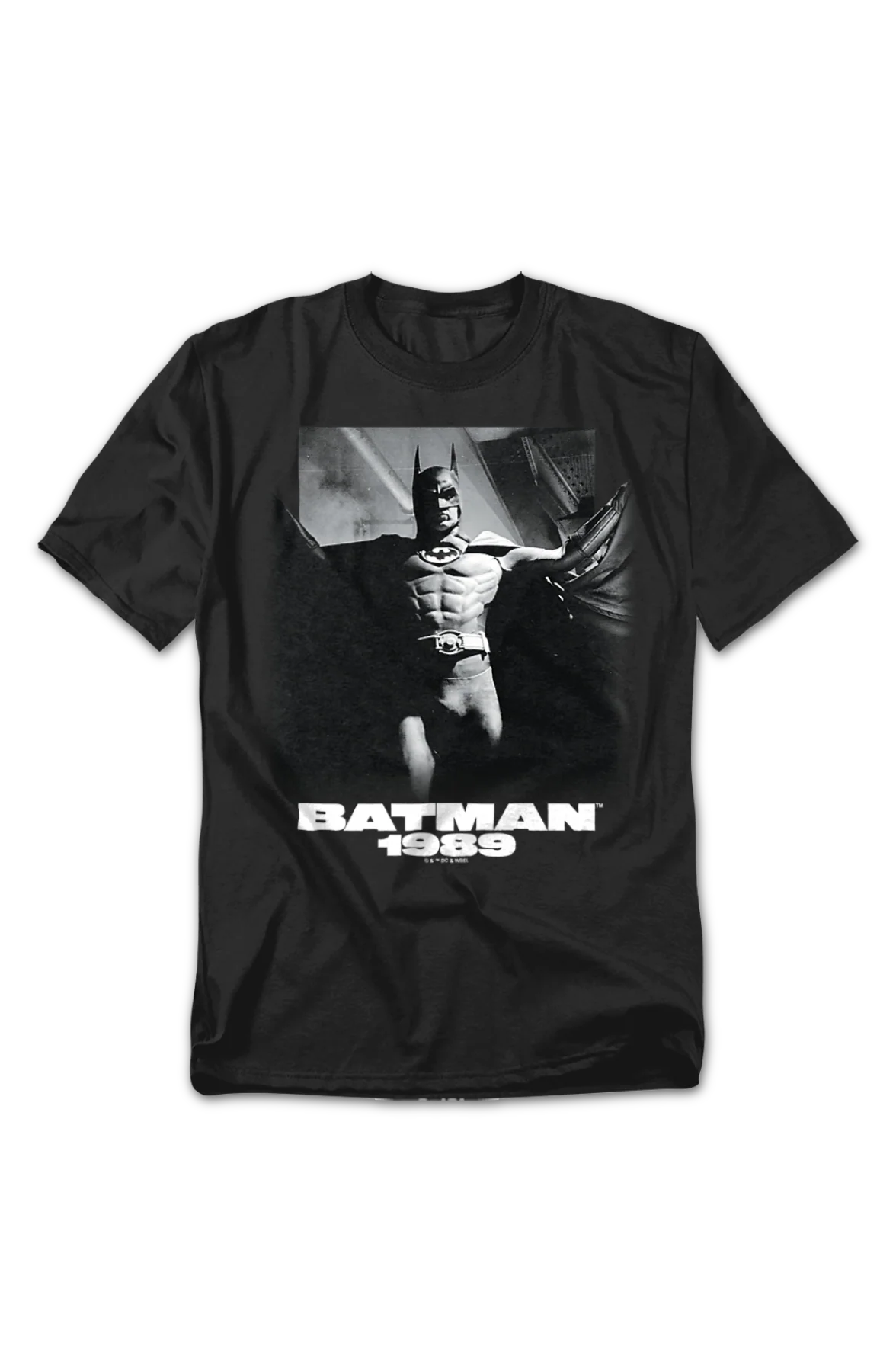 1989 Black & White Batman T-Shirt - Image 2
