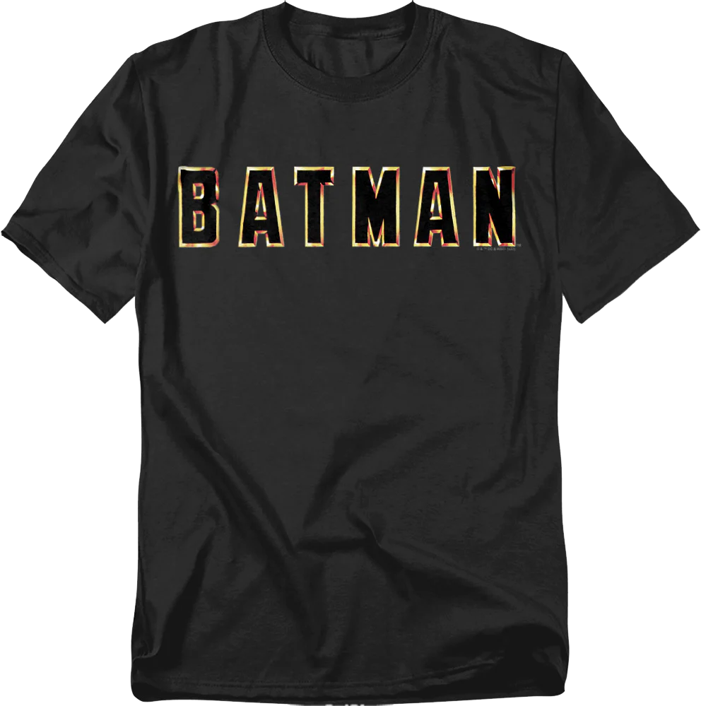 1989 Title Logo Batman T-Shirt
