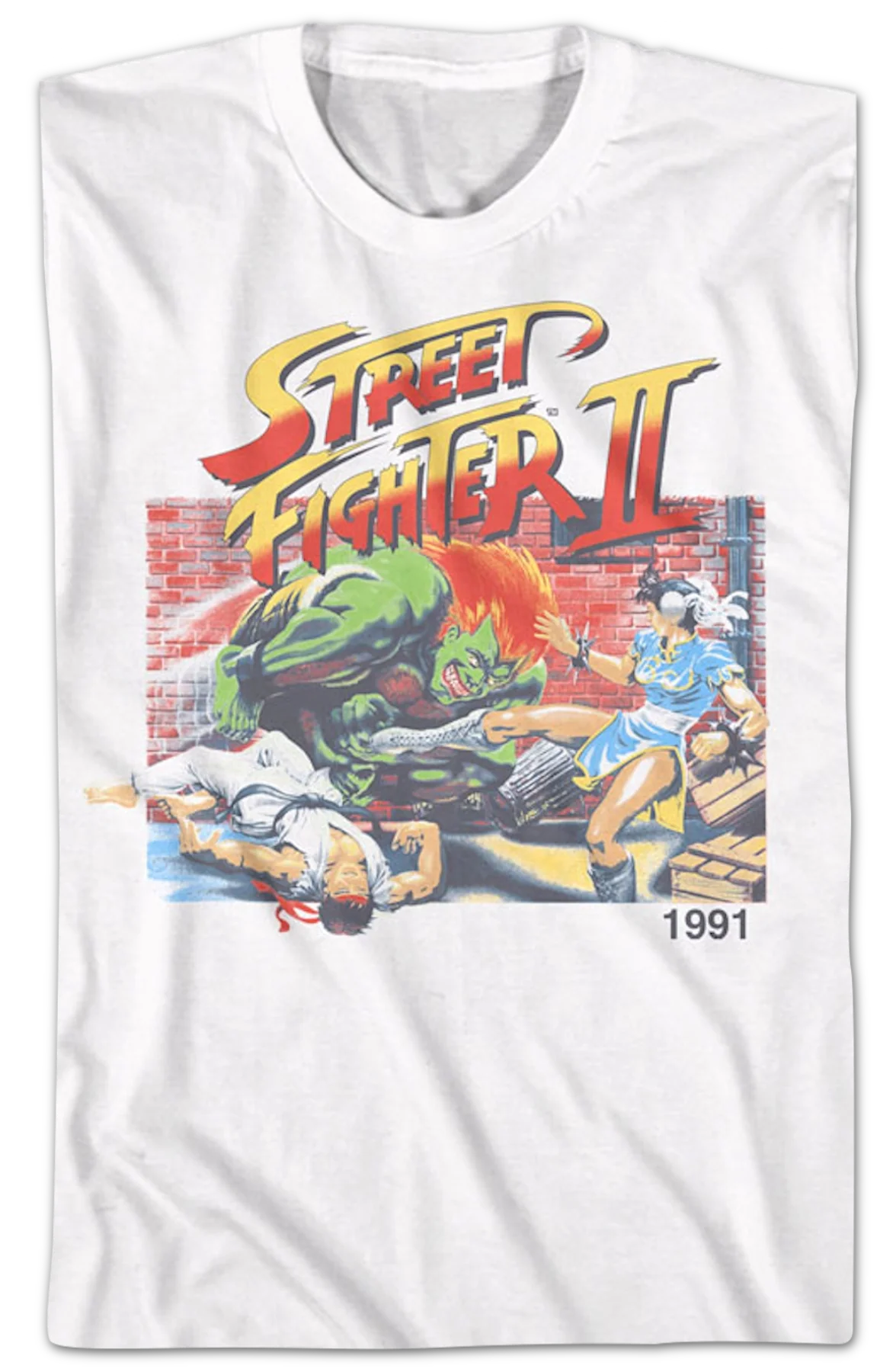 1991 Poster Street Fighter T-Shirt - Image 2