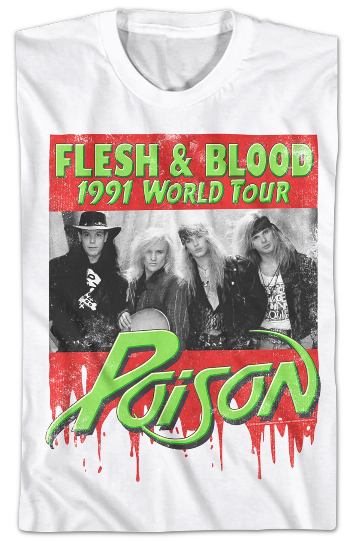 1991 World Tour Poison T-Shirt - Image 2
