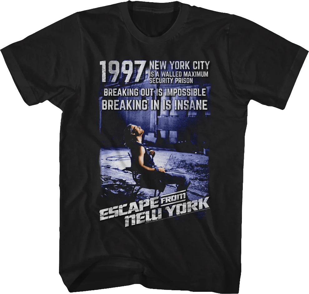 1997 Escape From New York T-Shirt