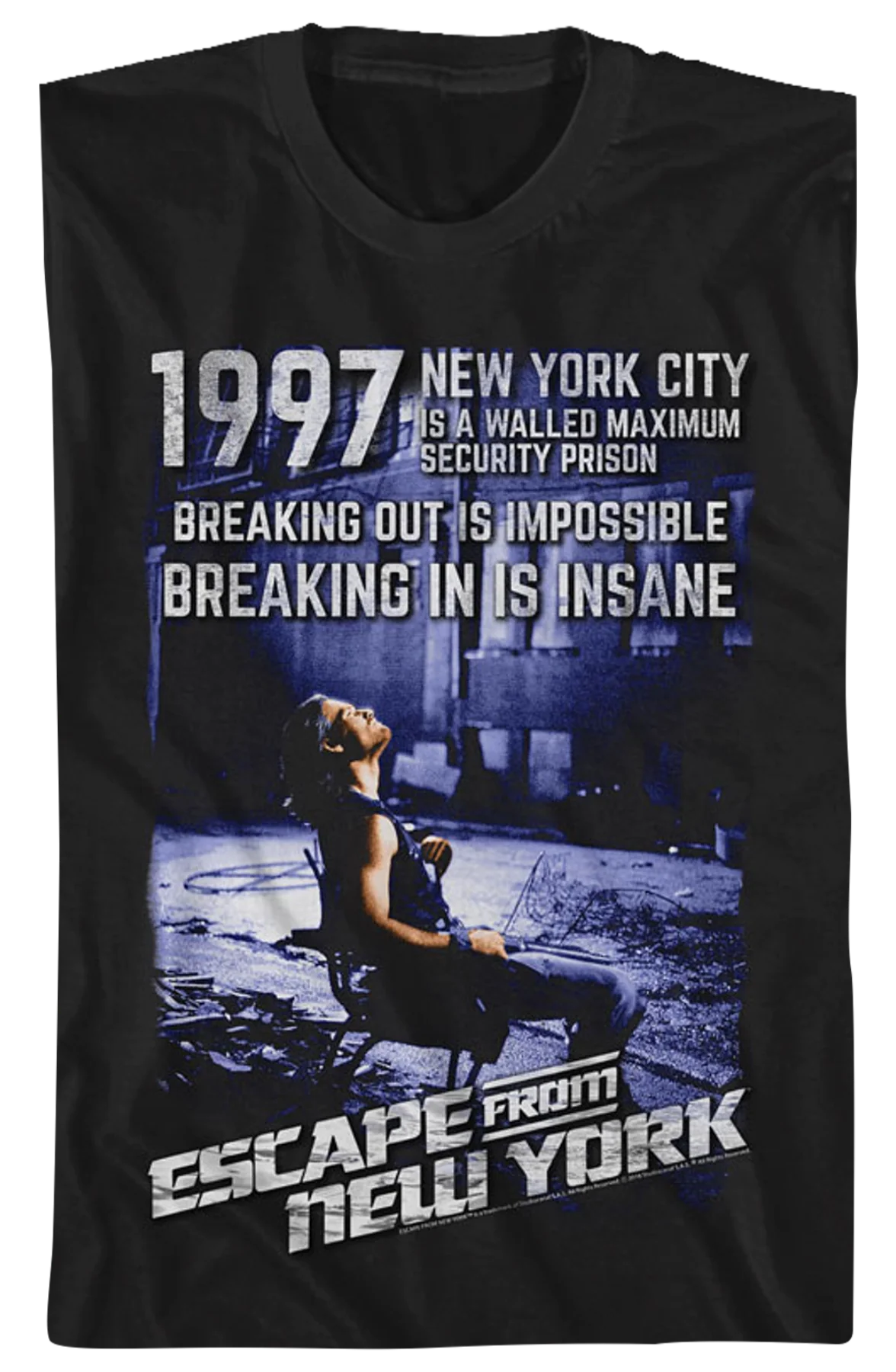 1997 Escape From New York T-Shirt - Image 2