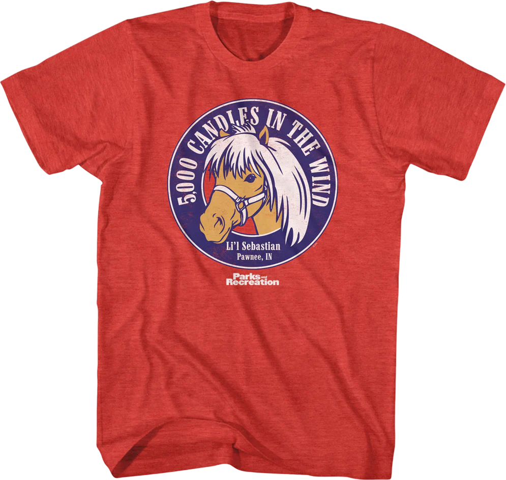 5,000 Candles in the Wind Parks and Recreation T-Shirt - Image 2