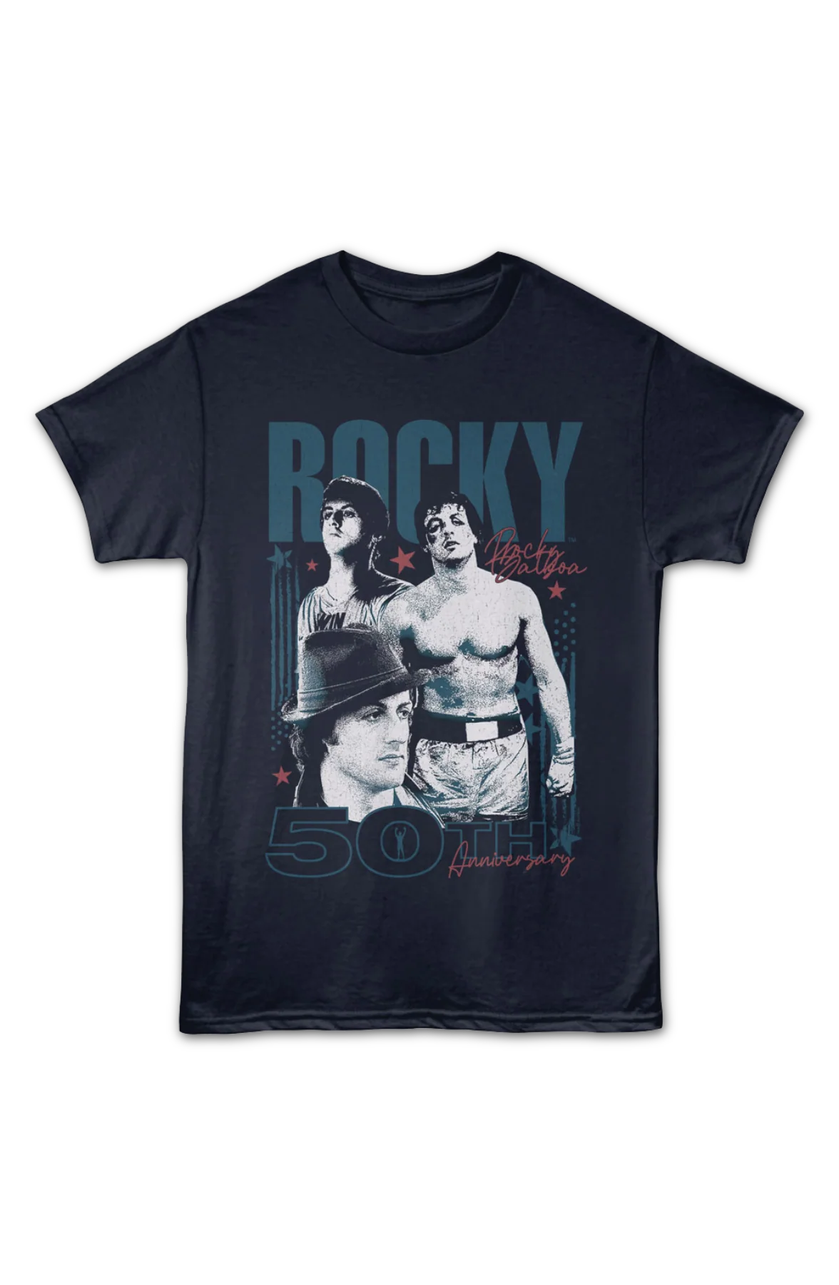 50th Anniversary Collage Rocky T-Shirt - Image 2