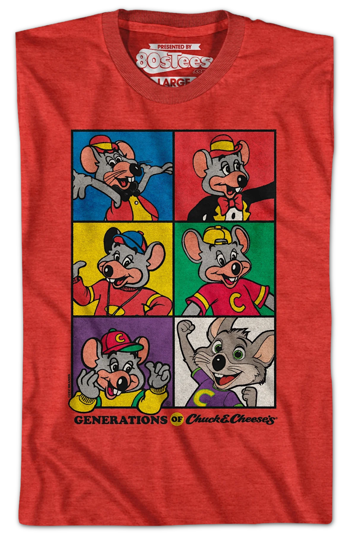 6 Cheese's Chuck E. Cheese T-Shirt - Image 2