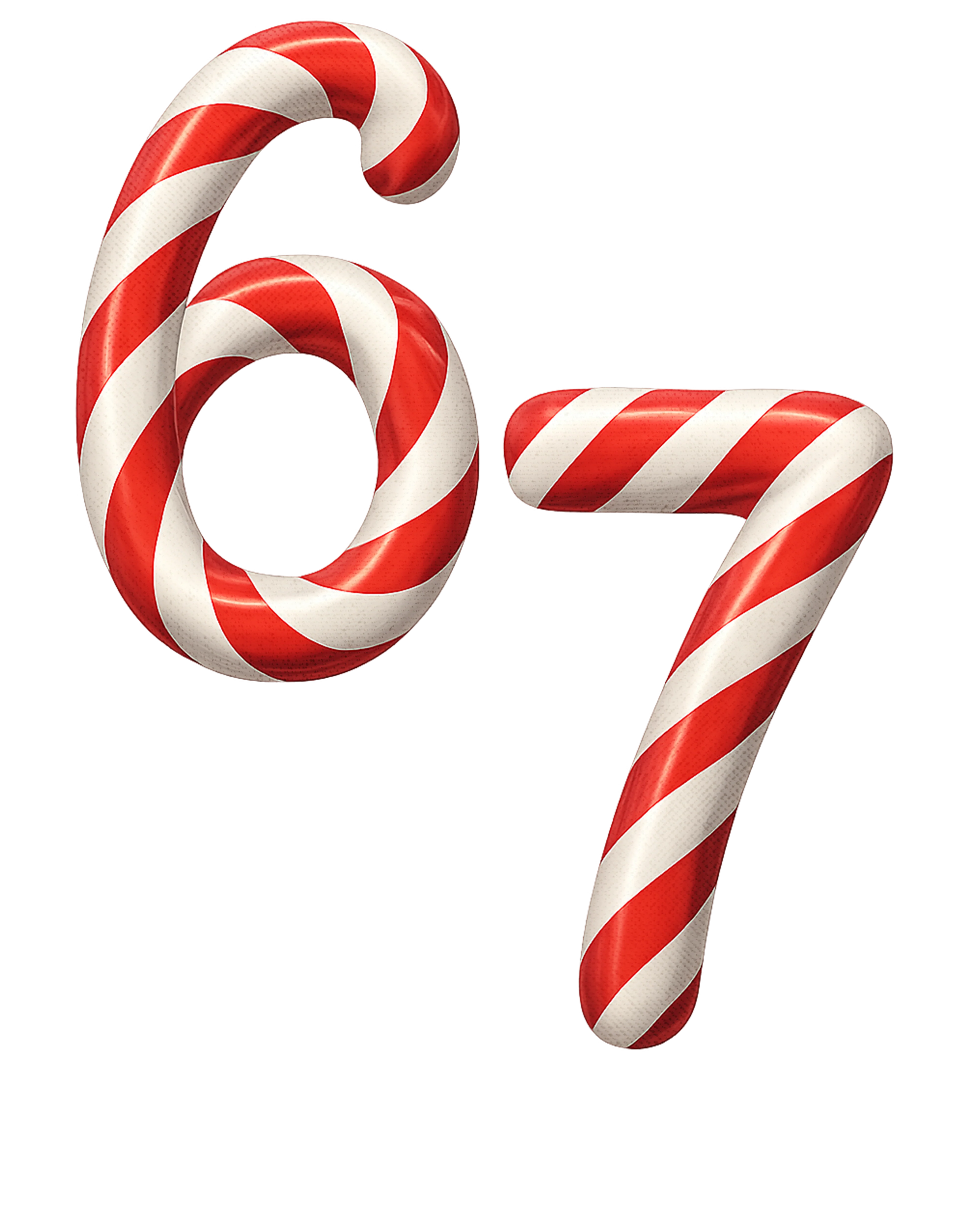 67 Peppermint Candy Canes T-Shirt - Image 3