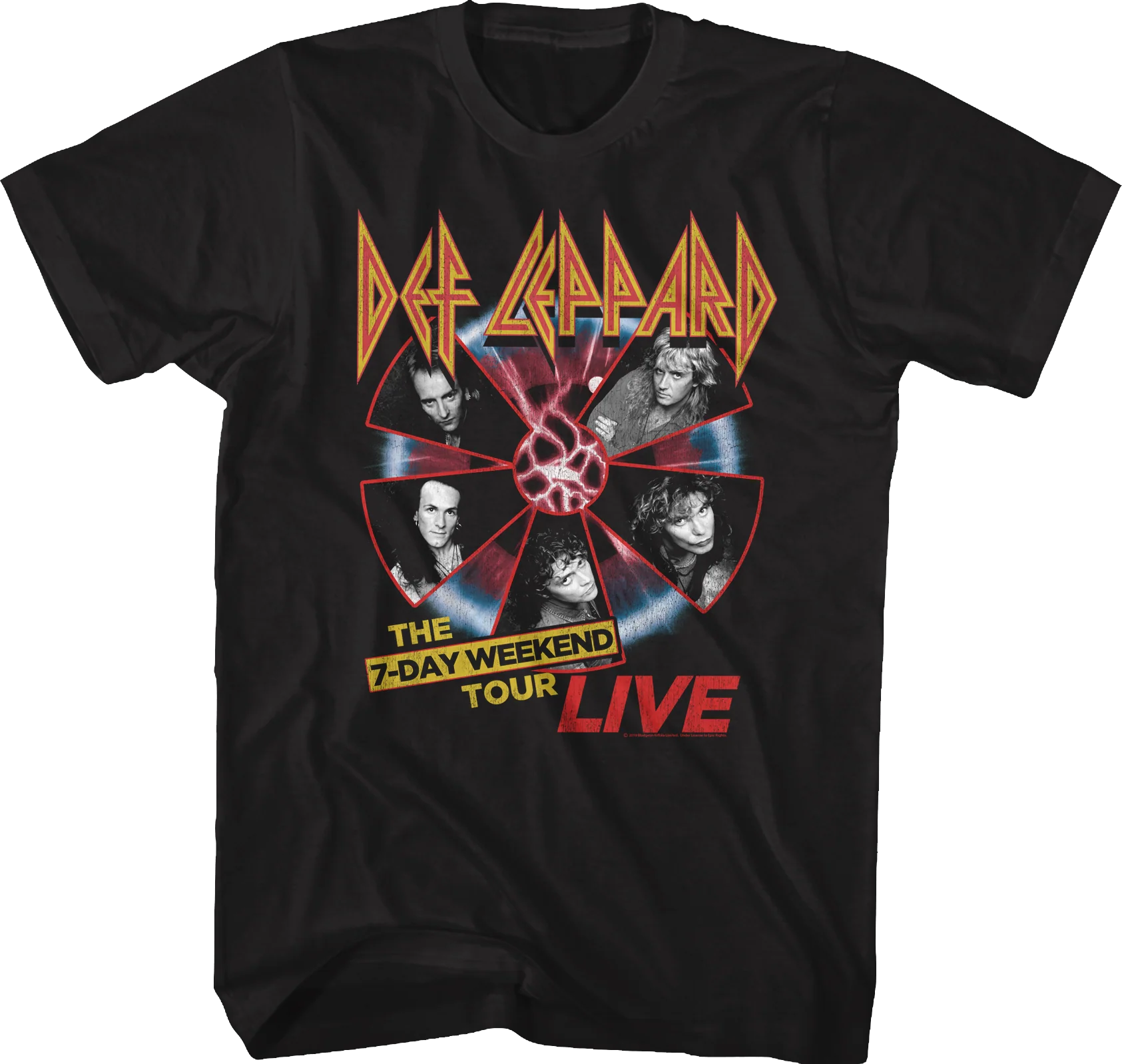 7-Day Weekend Tour Def Leppard T-Shirt