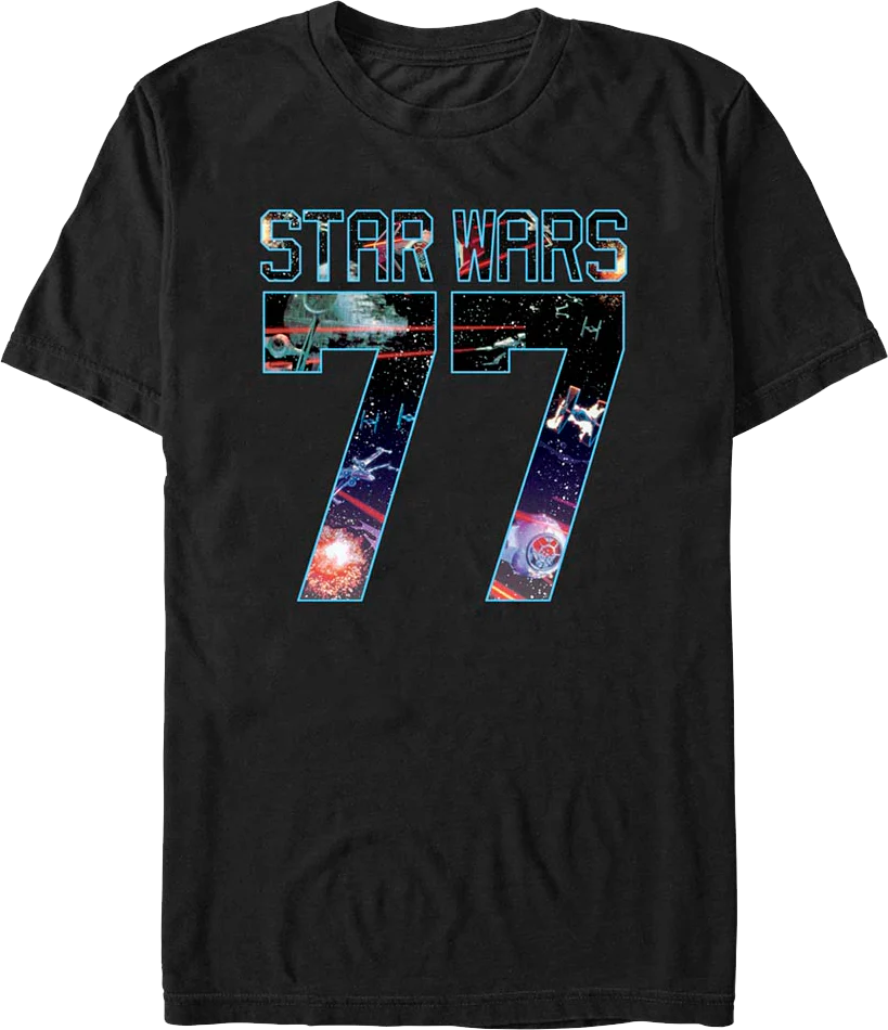 77 Chase Scene Star Wars T-Shirt