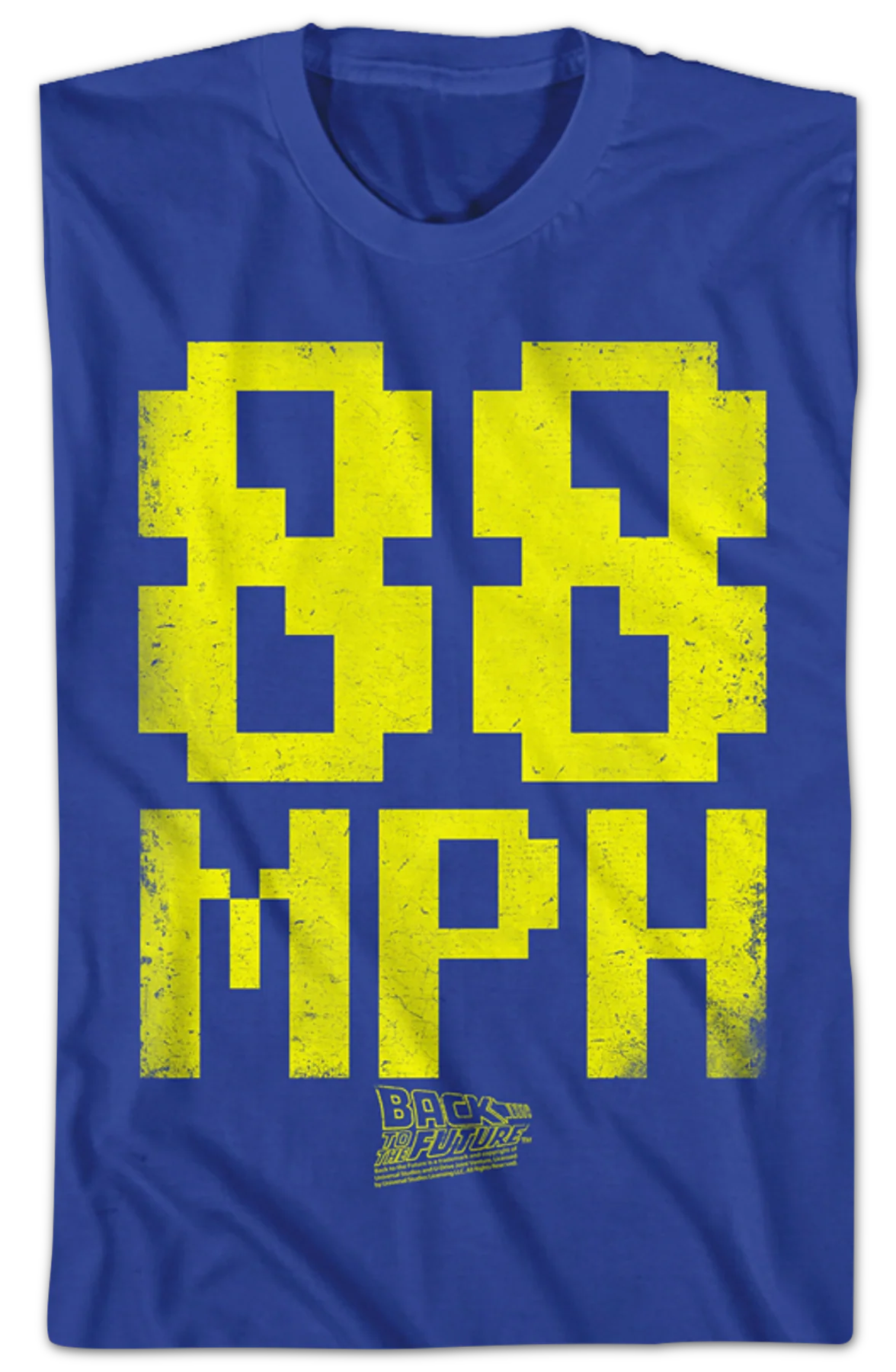 8-Bit 88 MPH Back To The Future T-Shirt - Image 2