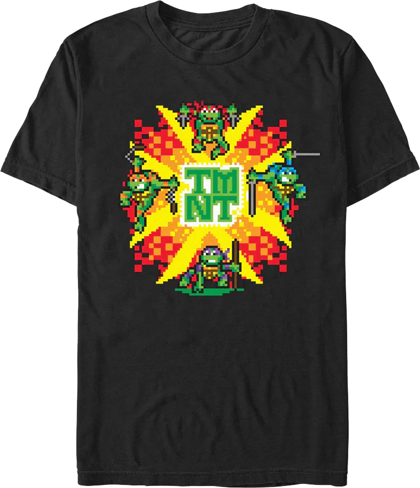 8-Bit Explosion Teenage Mutant Ninja Turtles T-Shirt