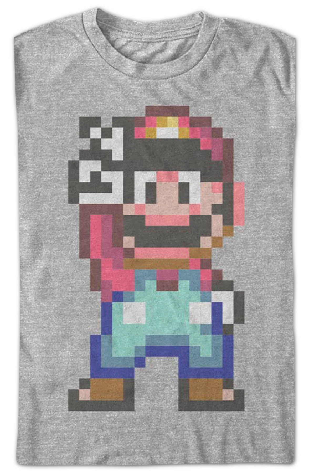 8-Bit Peace Super Mario Bros. Nintendo T-Shirt - Image 2
