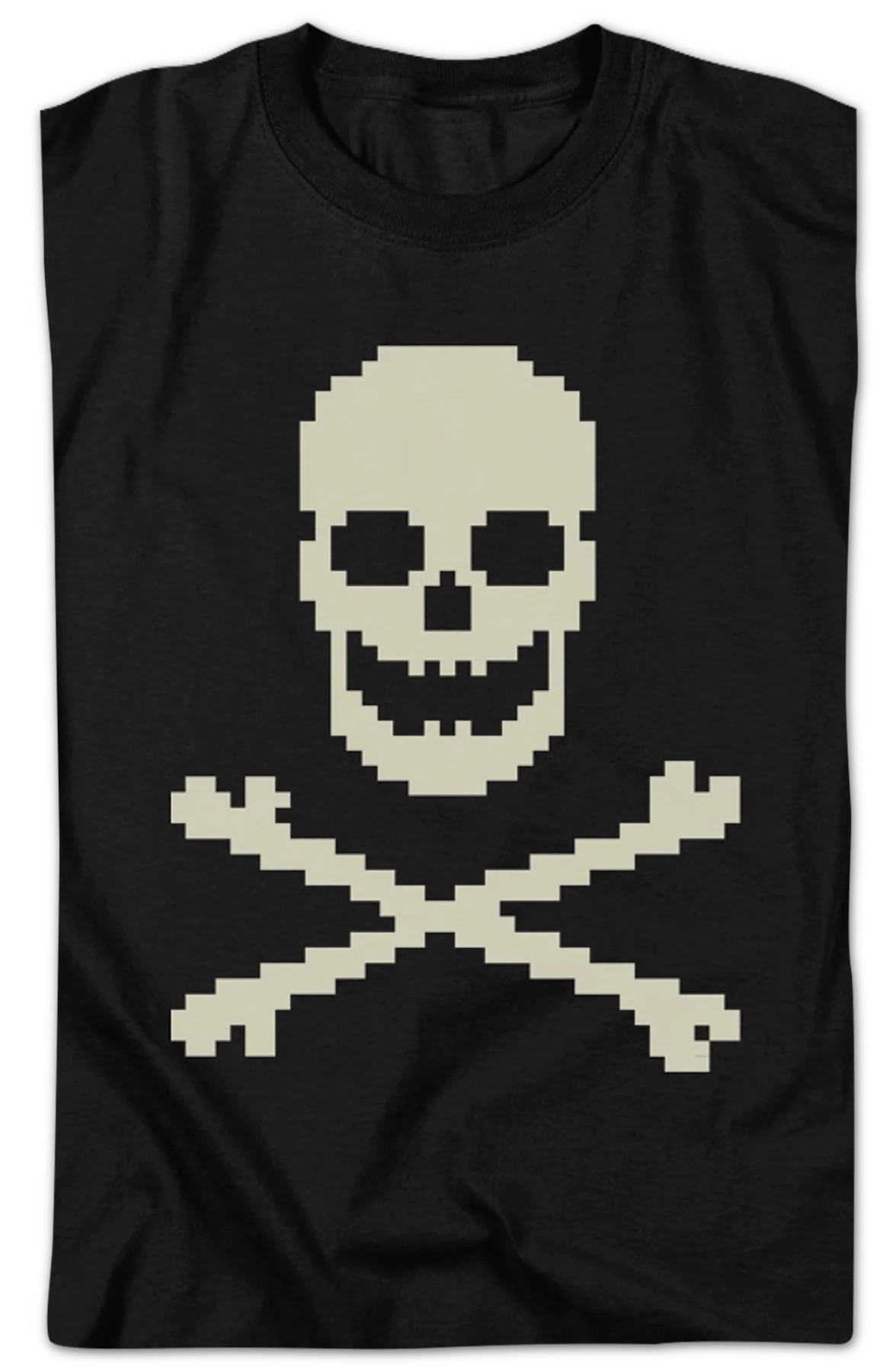 8-Bit Skull And Crossbones T-Shirt - Image 2
