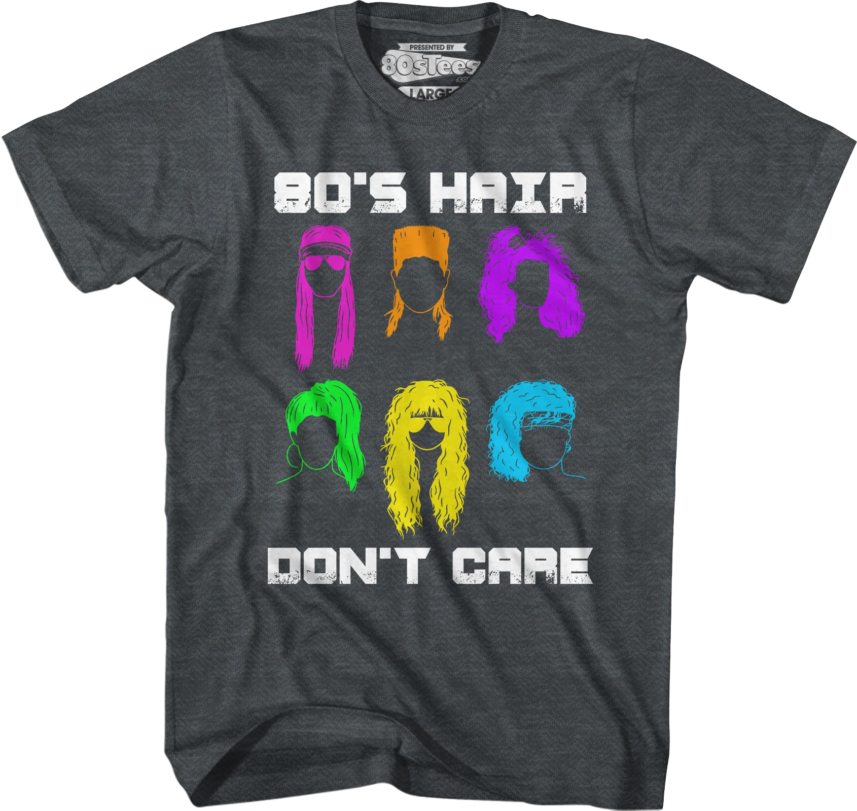 80's Hair Don't Care T-Shirt - Image 5