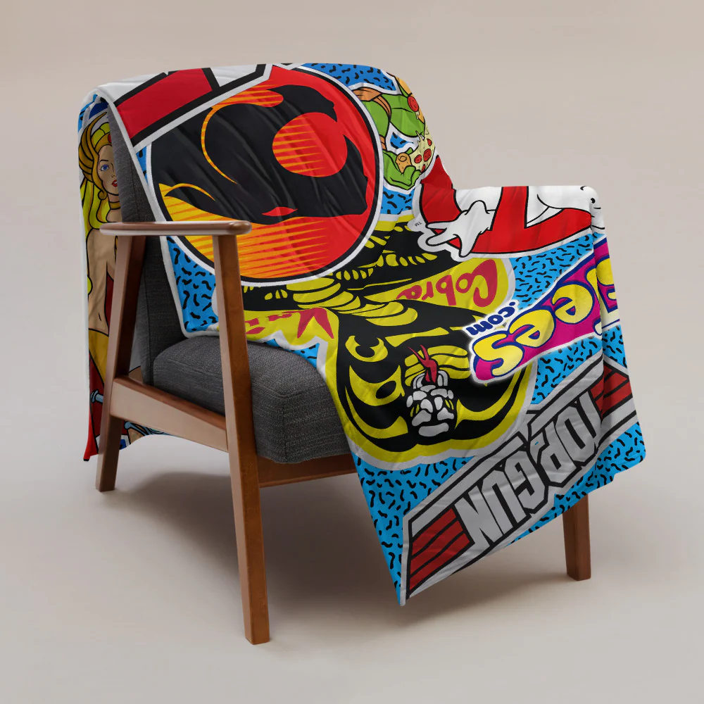 80sTees Catalog Cover Blanket - 60x80 - Image 3