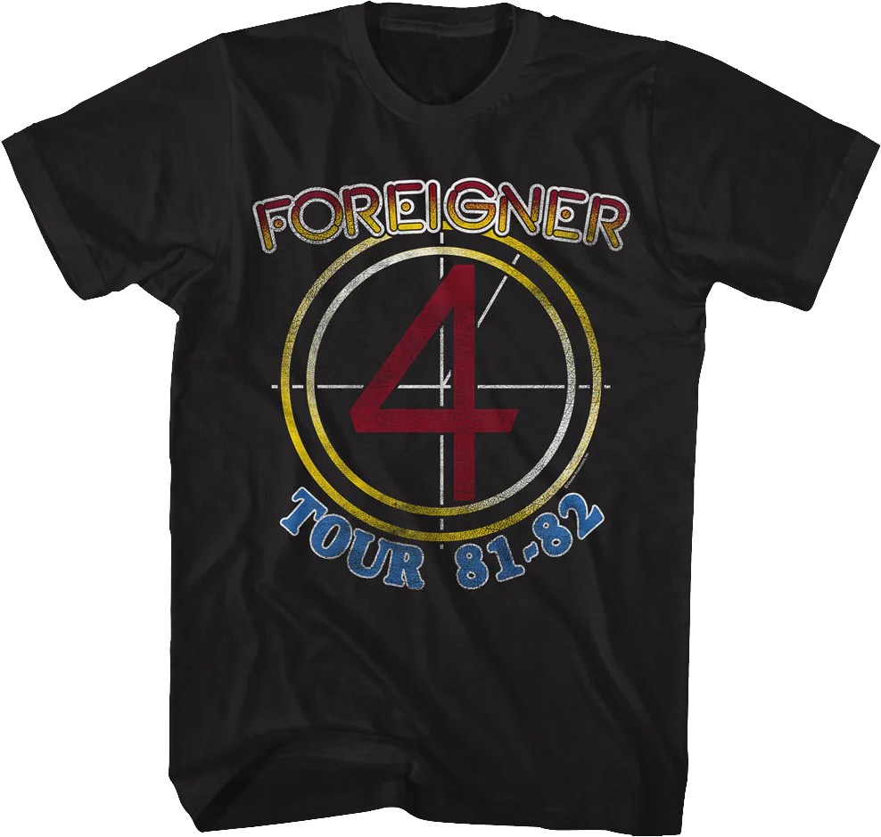 81-82 Tour Foreigner T-Shirt
