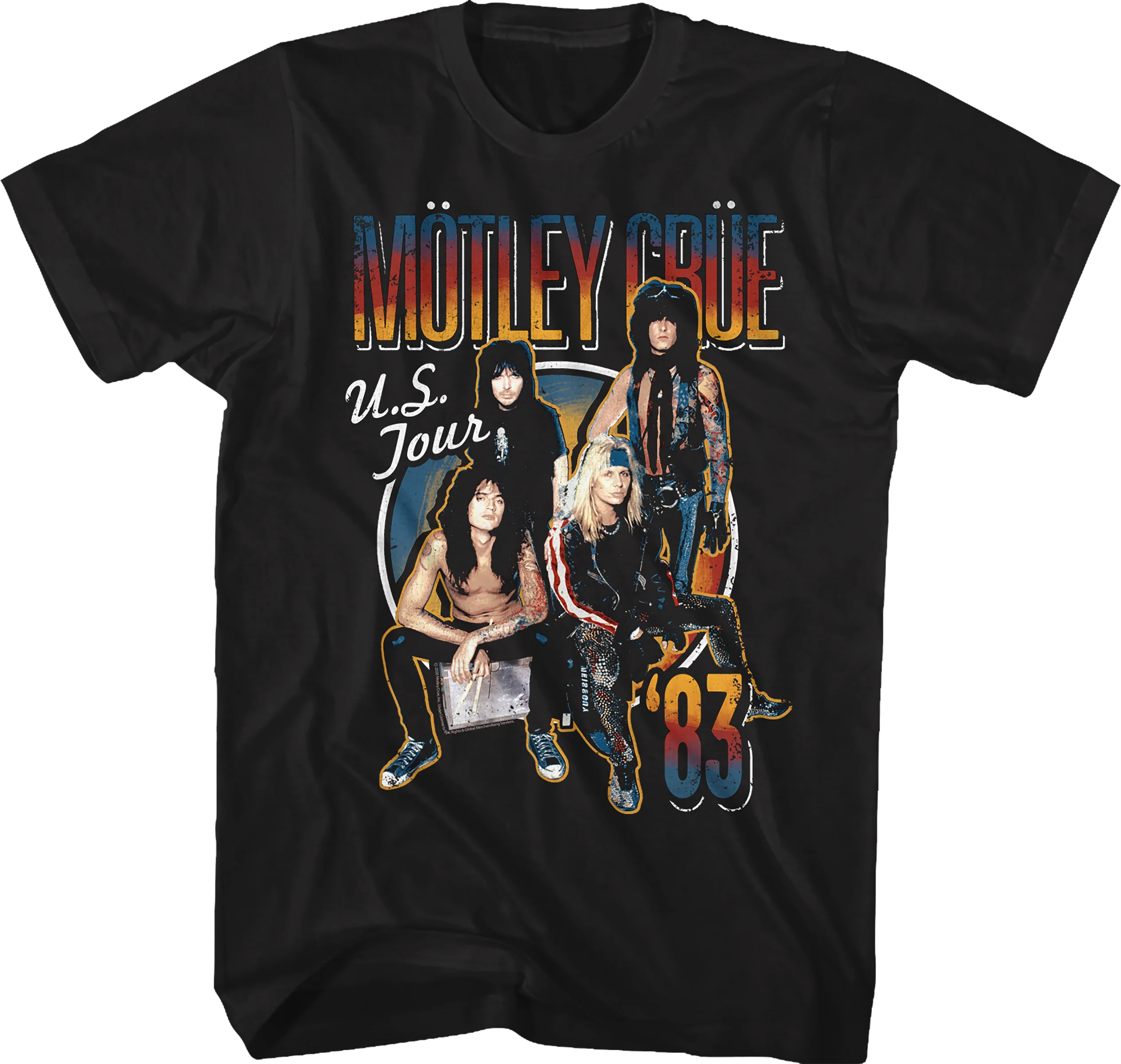 '83 US Tour Motley Crue T-Shirt