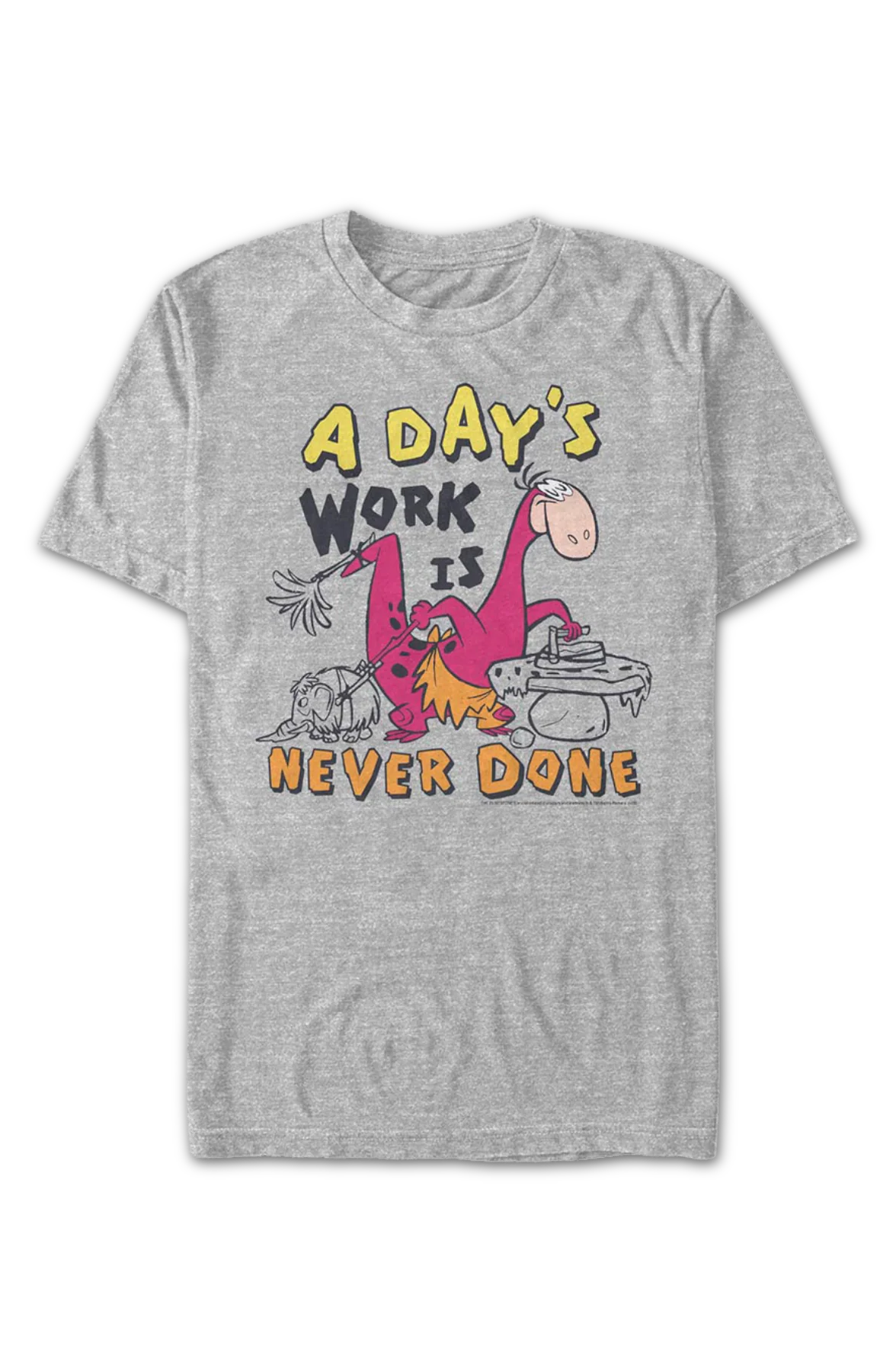 A Day's Work Is Never Done Flintstones T-Shirt - Image 2