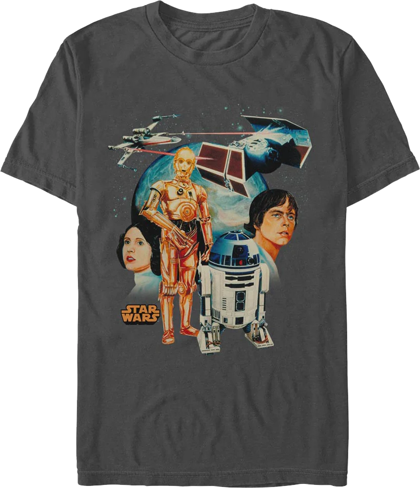 A New Hope Collage Star Wars T-Shirt