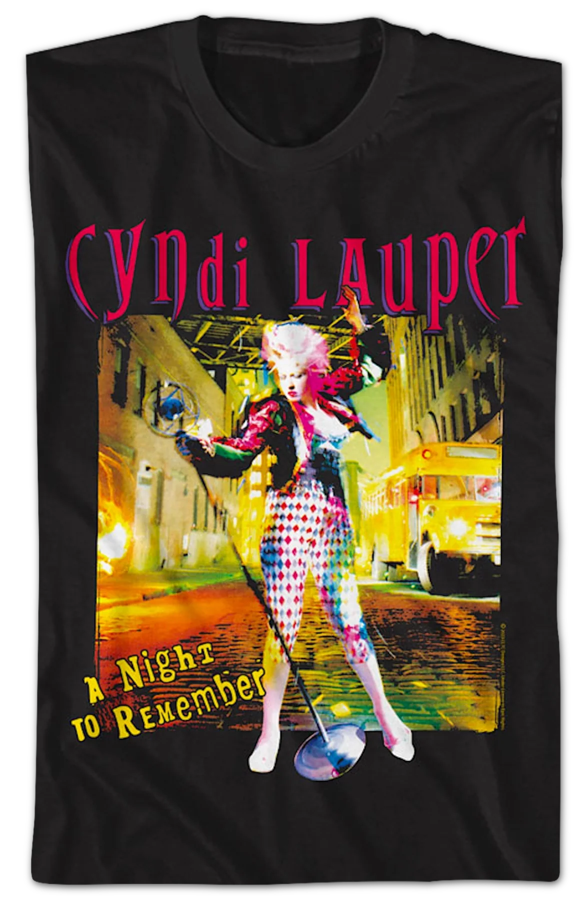 A Night To Remember Cyndi Lauper T-Shirt - Image 2