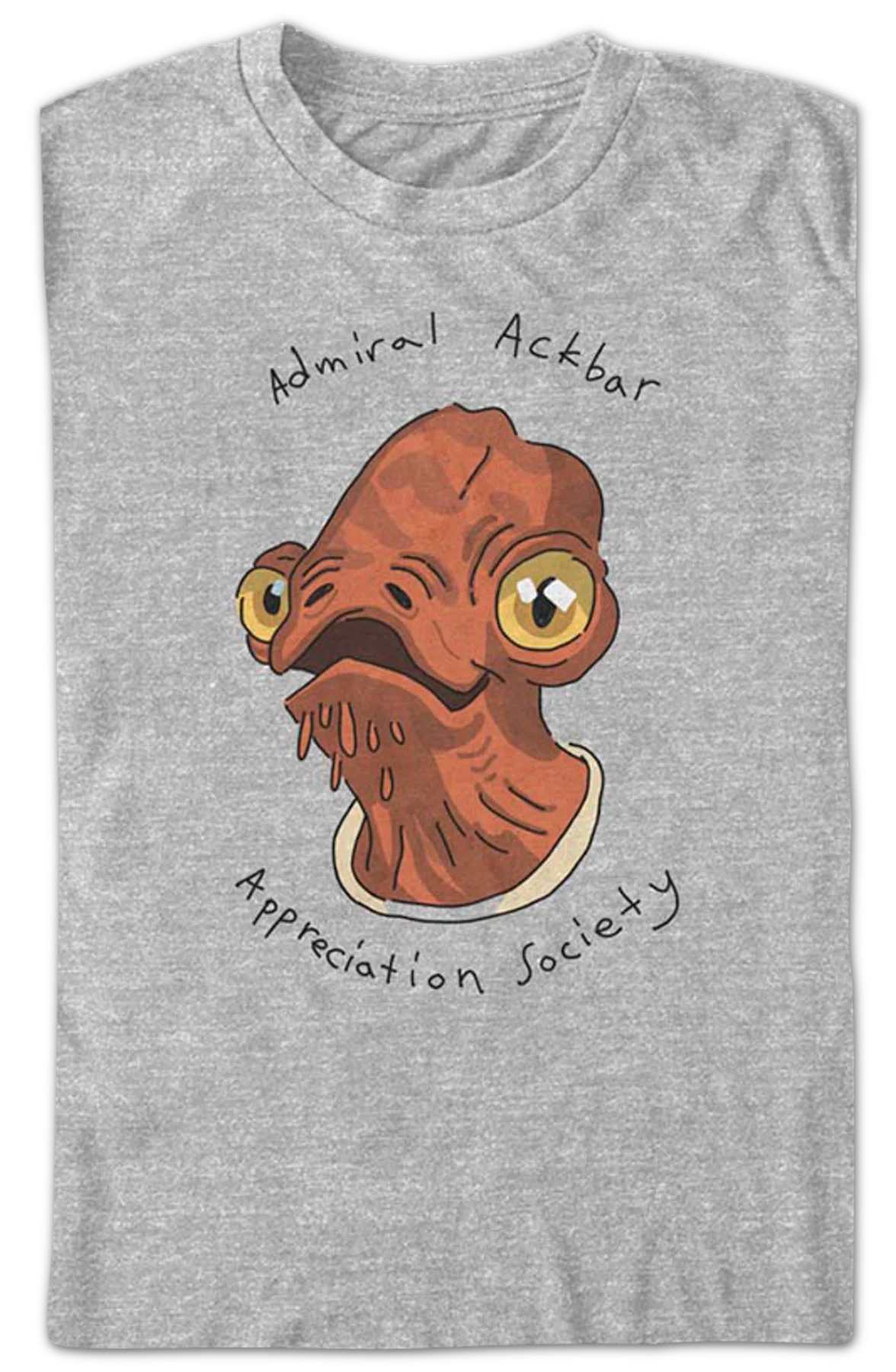 Admiral Ackbar Appreciation Day Star Wars T-Shirt - Image 2