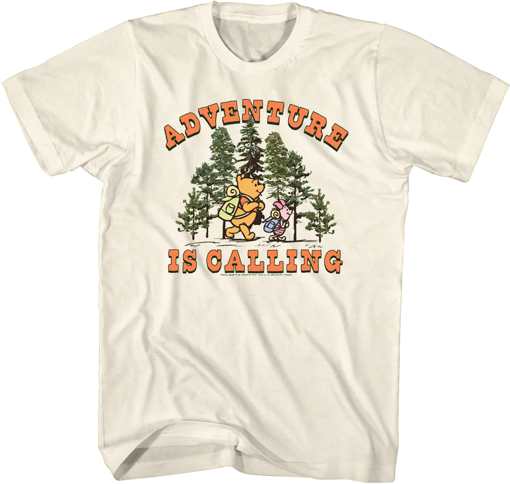 Adventure Is Calling Winnie The Pooh T-Shirt