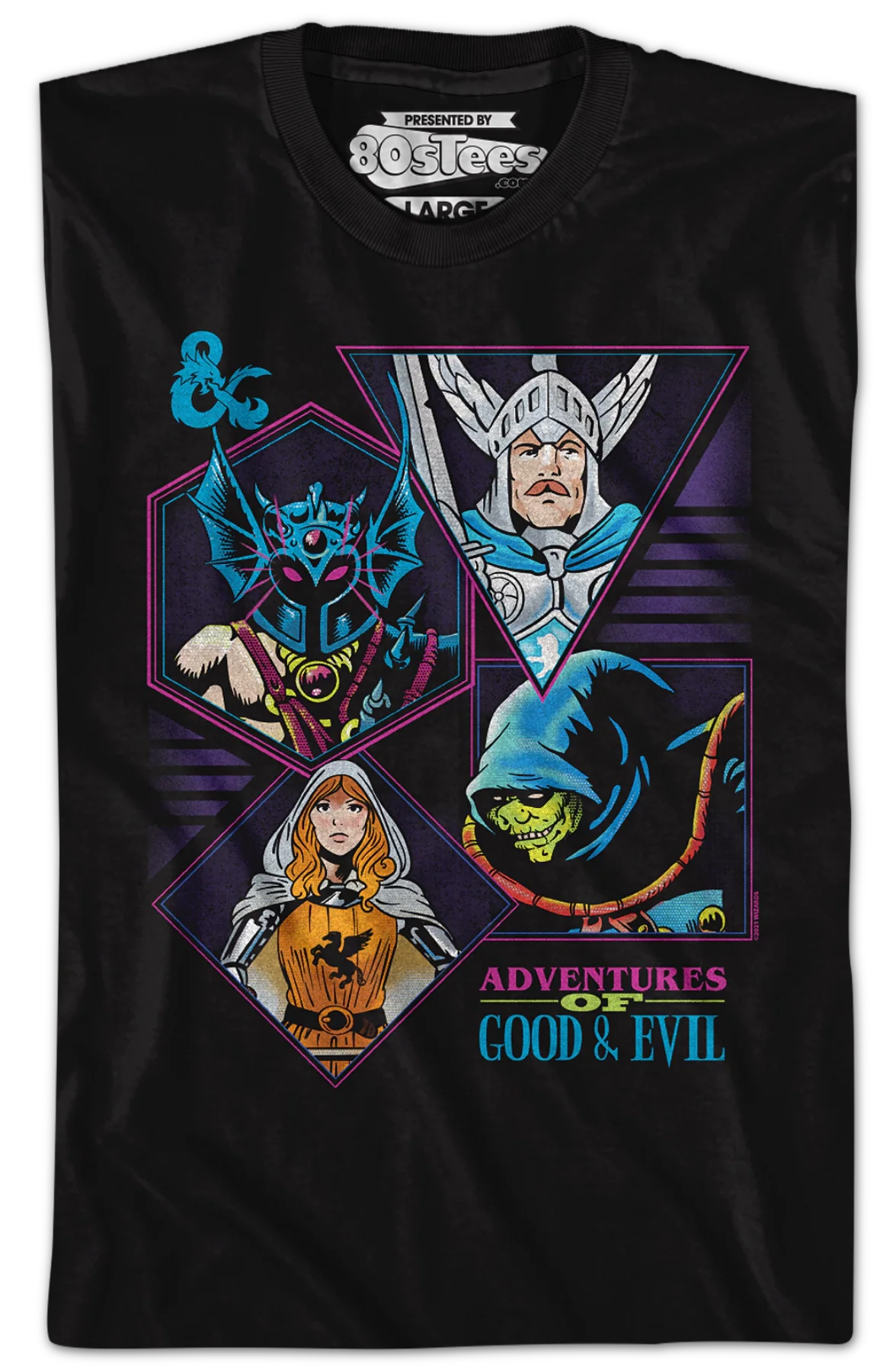 Adventures Of Good & Evil Dungeons & Dragons T-Shirt - Image 2
