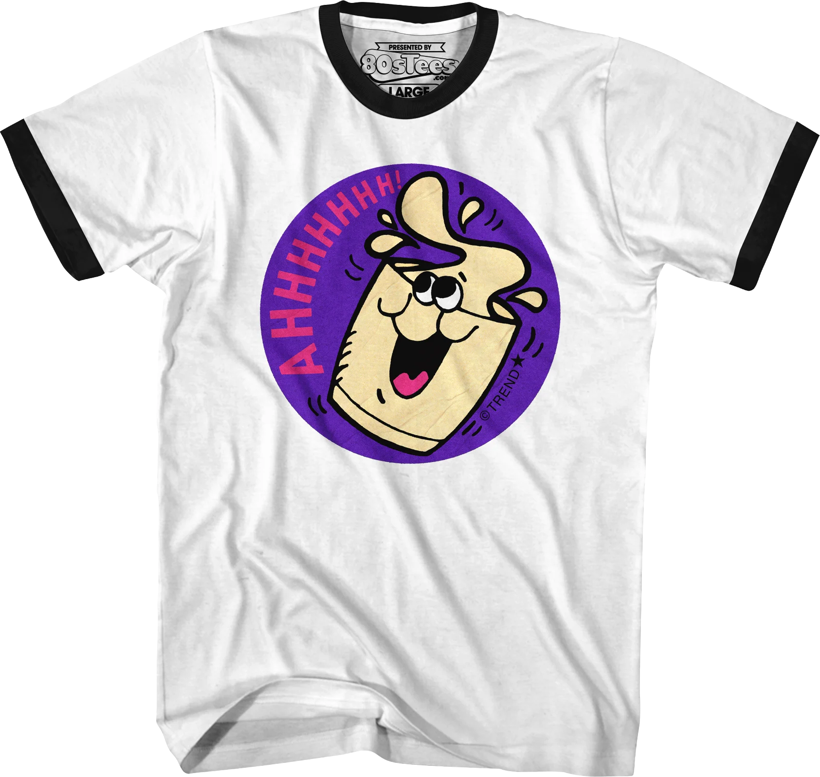 Ahhhhhhh Milkshake Scratch N Sniff Ringer Shirt