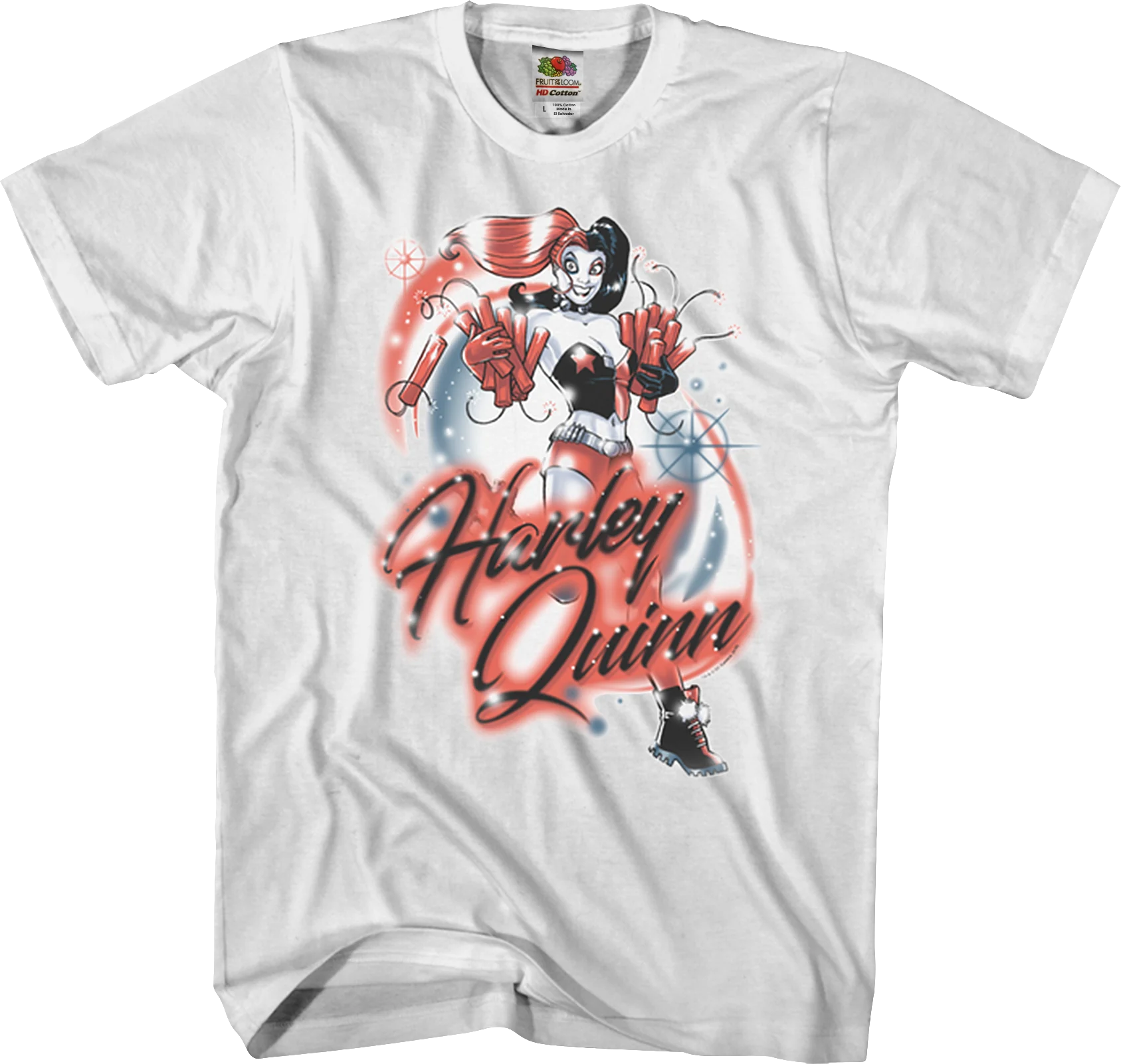 Airbrush Harley Quinn DC Comics T-Shirt