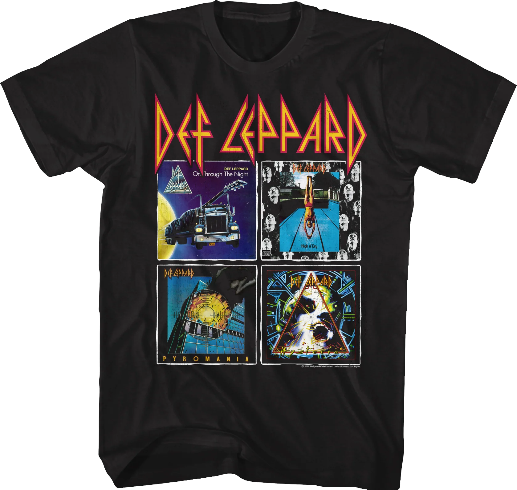 Album Covers Collage Def Leppard T-Shirt