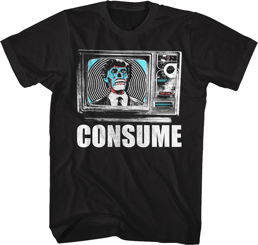 Alien Consume They Live T-Shirt