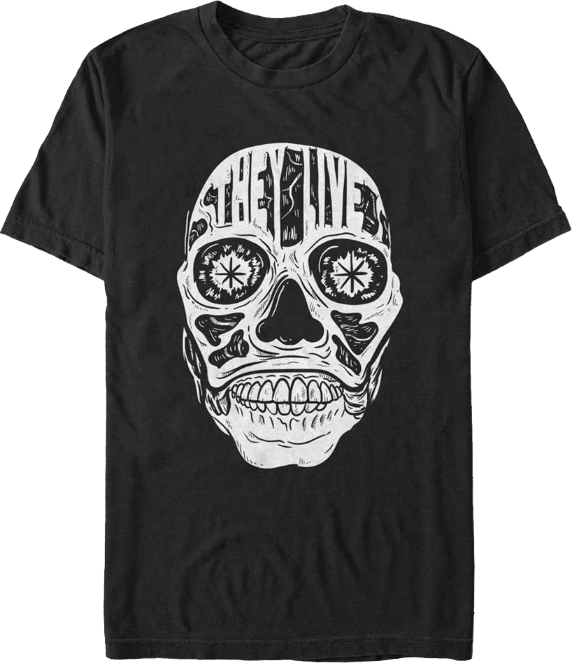 Alien Face They Live T-Shirt
