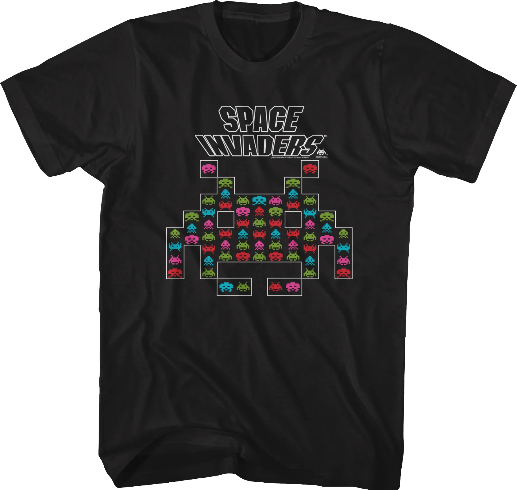 Alien Shape Space Invaders T-Shirt