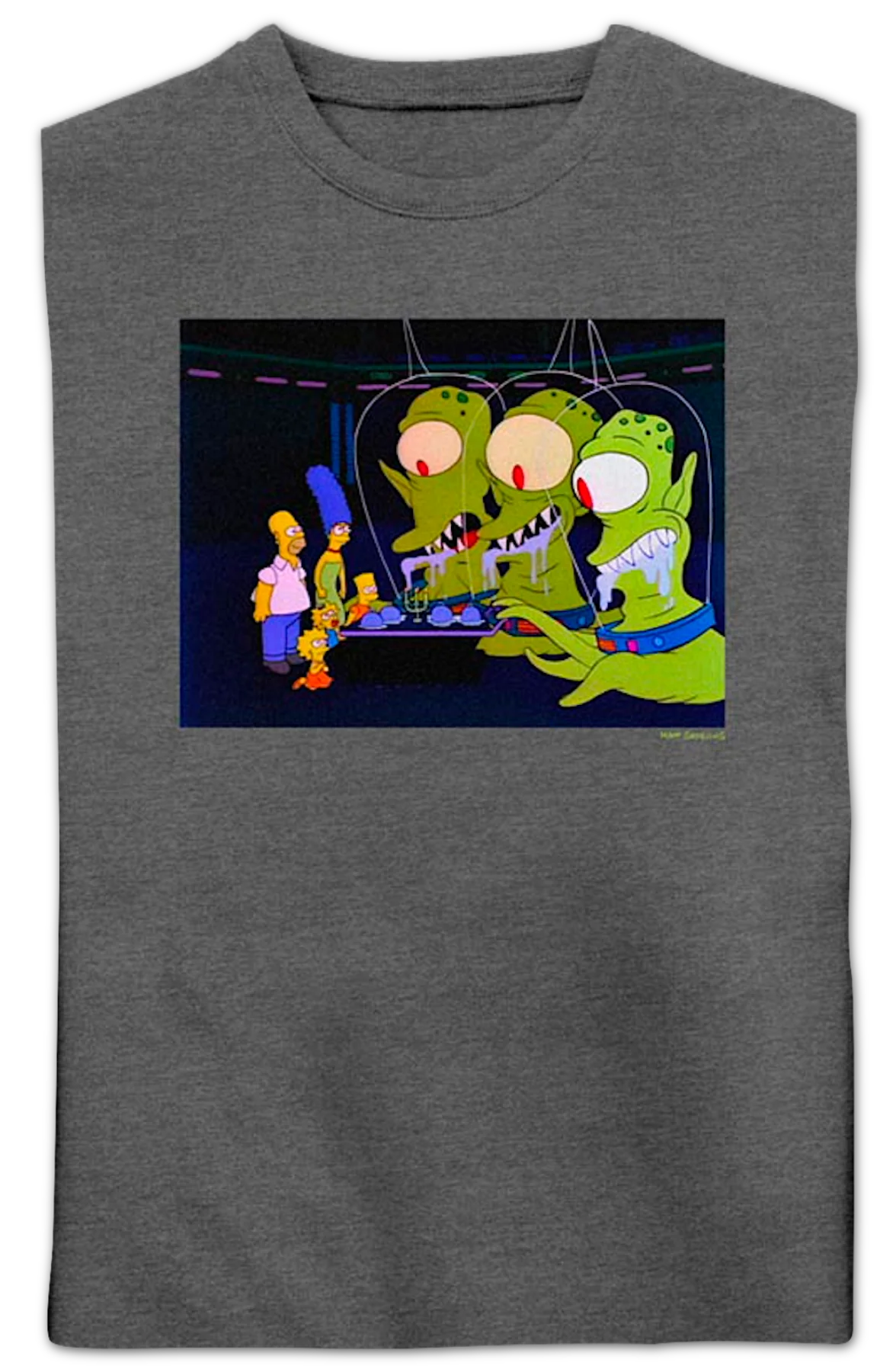 Aliens Simpsons Sweatshirt - Image 2