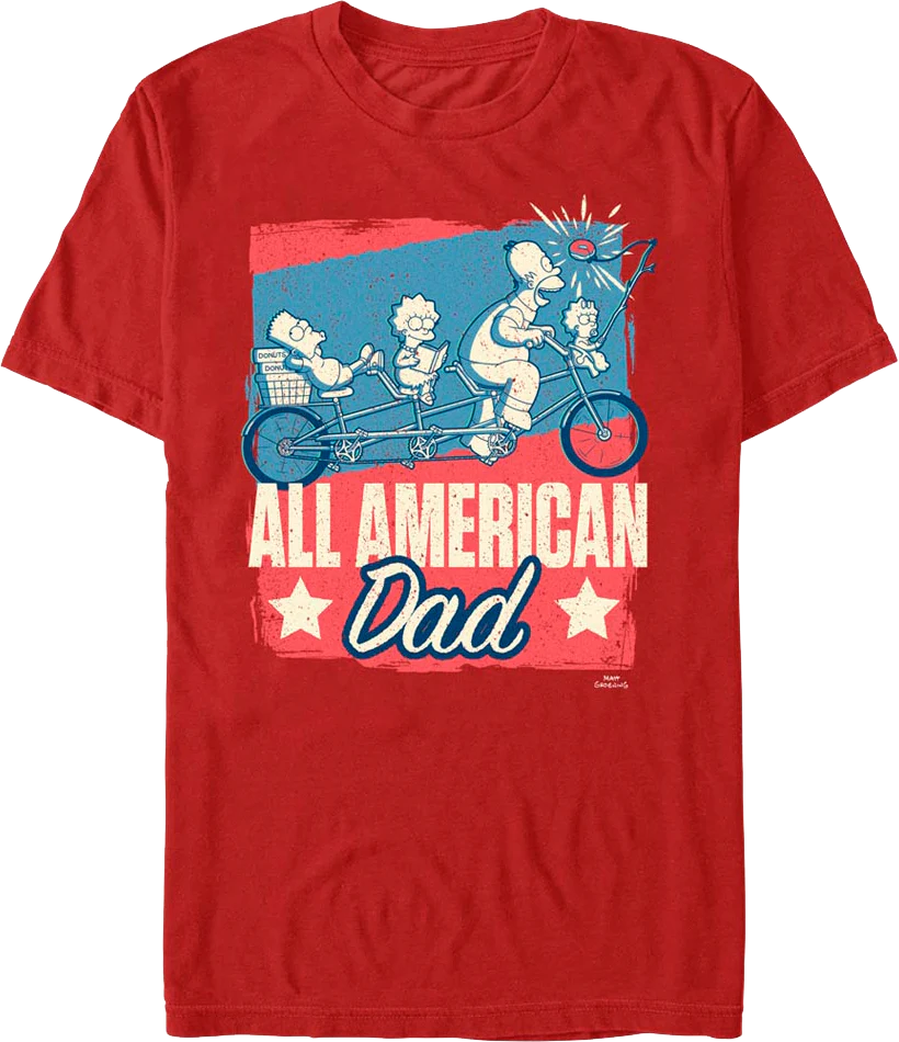 All American Dad The Simpsons T-Shirt