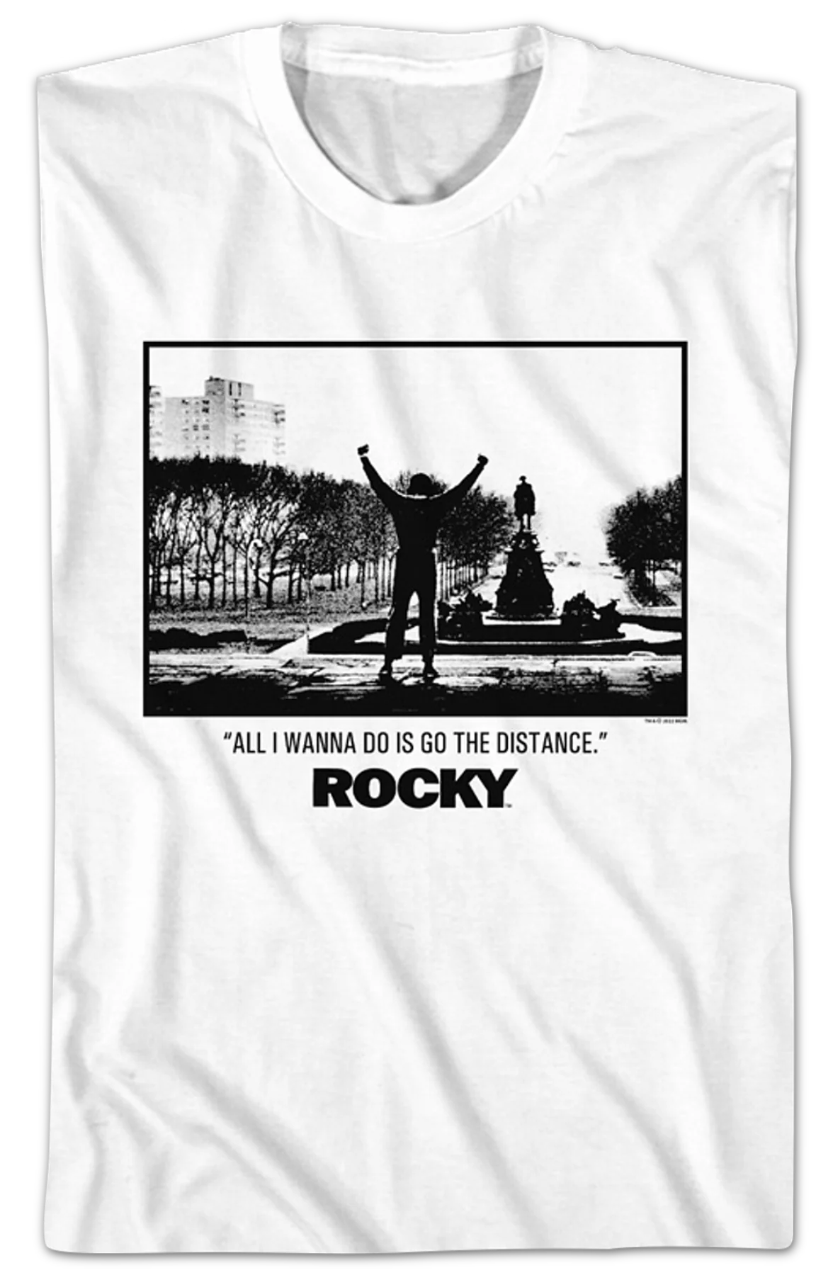 All I Wanna Do Is Go The Distance Rocky T-Shirt - Image 2