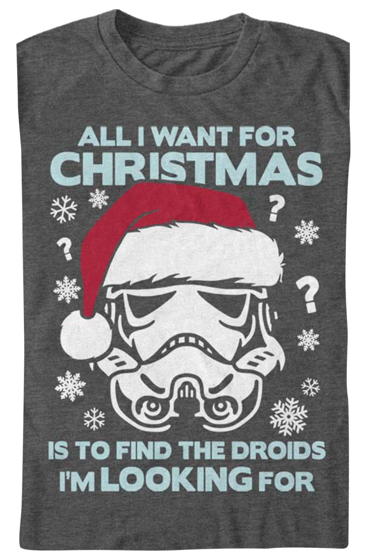 All I Want For Christmas Star Wars T-Shirt - Image 2