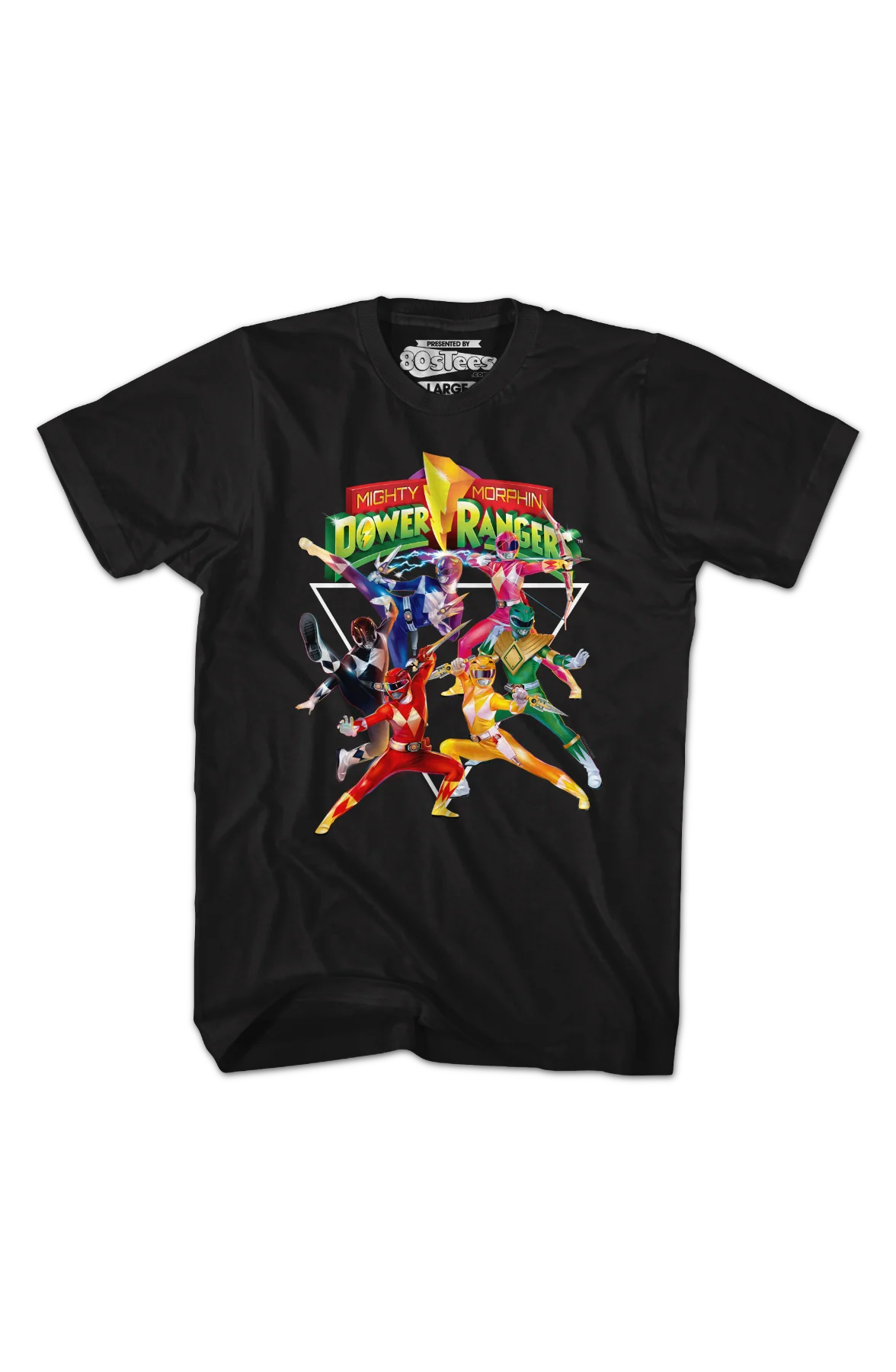 All In Mighty Morphin Power Rangers T-Shirt - Image 2