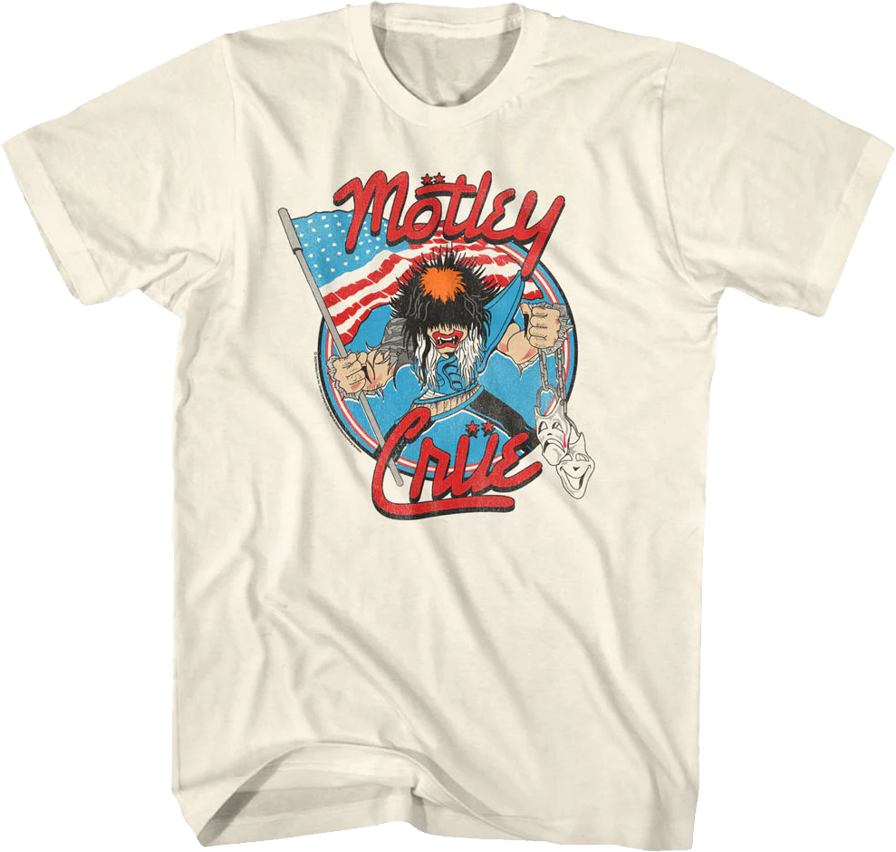 Allister Fiend American Flag Motley Crue T-Shirt