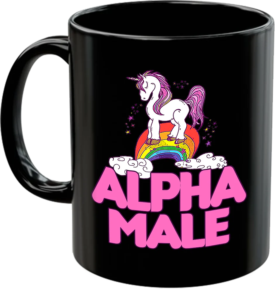 Alpha Male Unicorn Coffee Mug