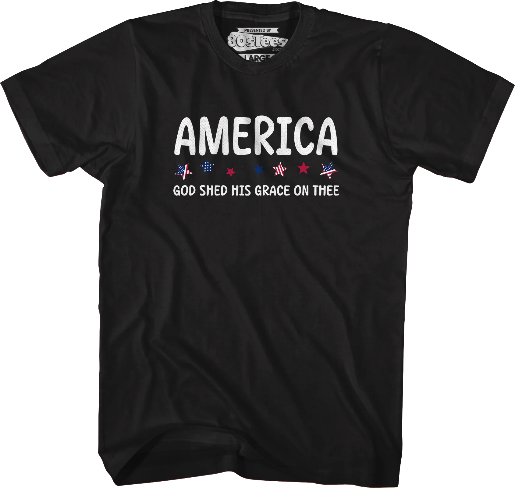 America God Shed His Grace On Thee T-Shirt - Image 5