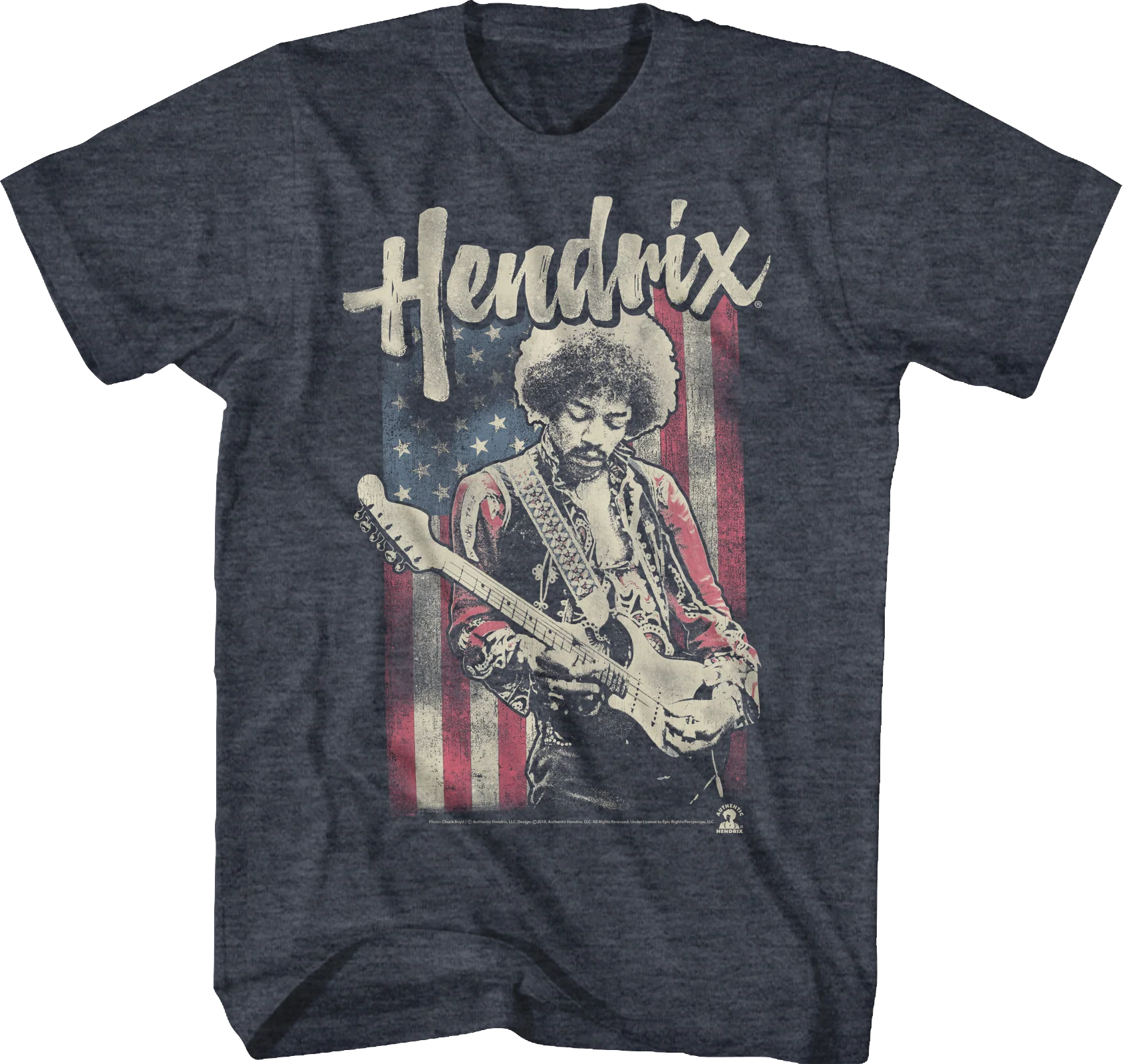American Flag Jimi Hendrix T-Shirt