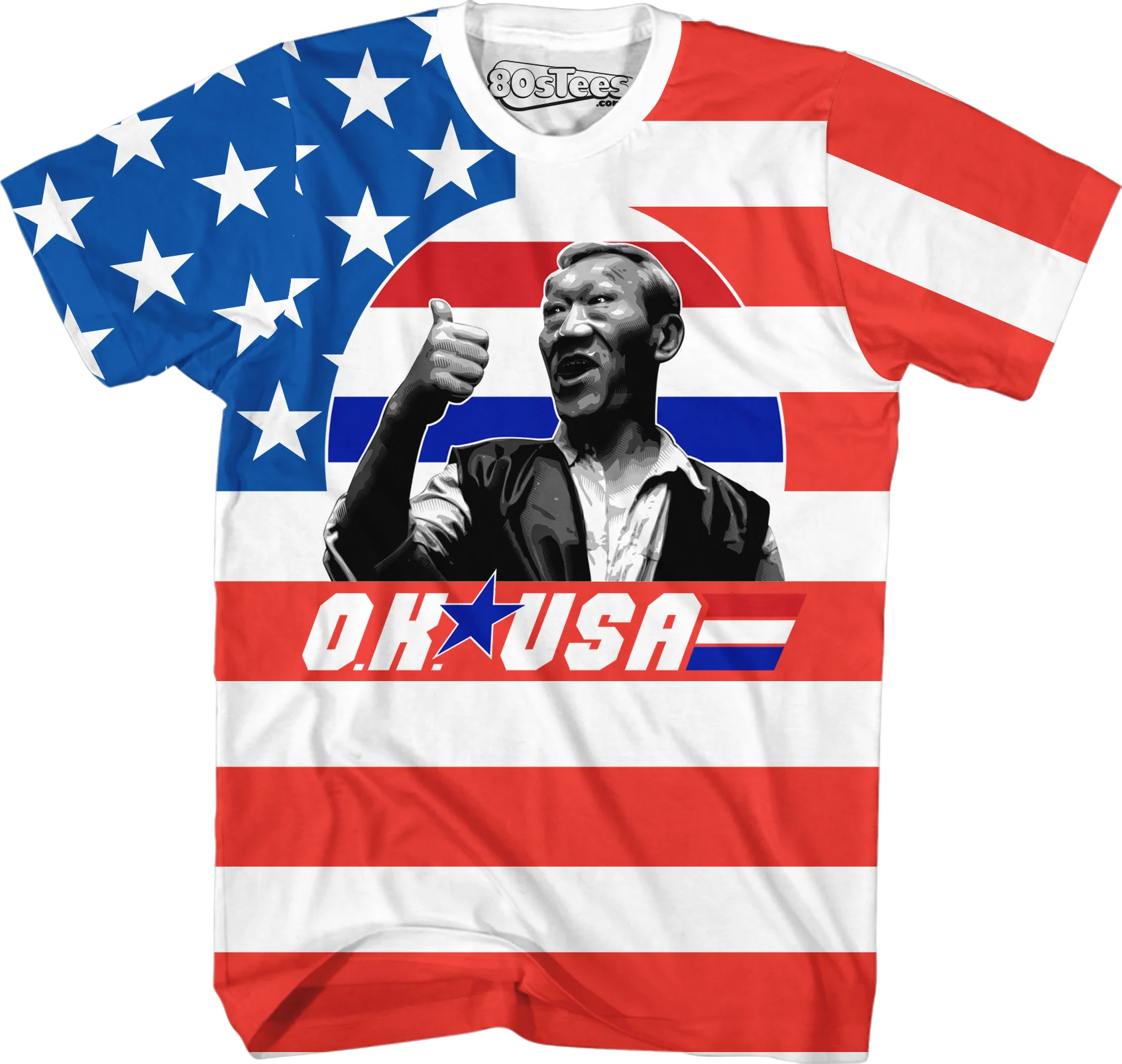 American Flag OK USA Bloodsport T-Shirt